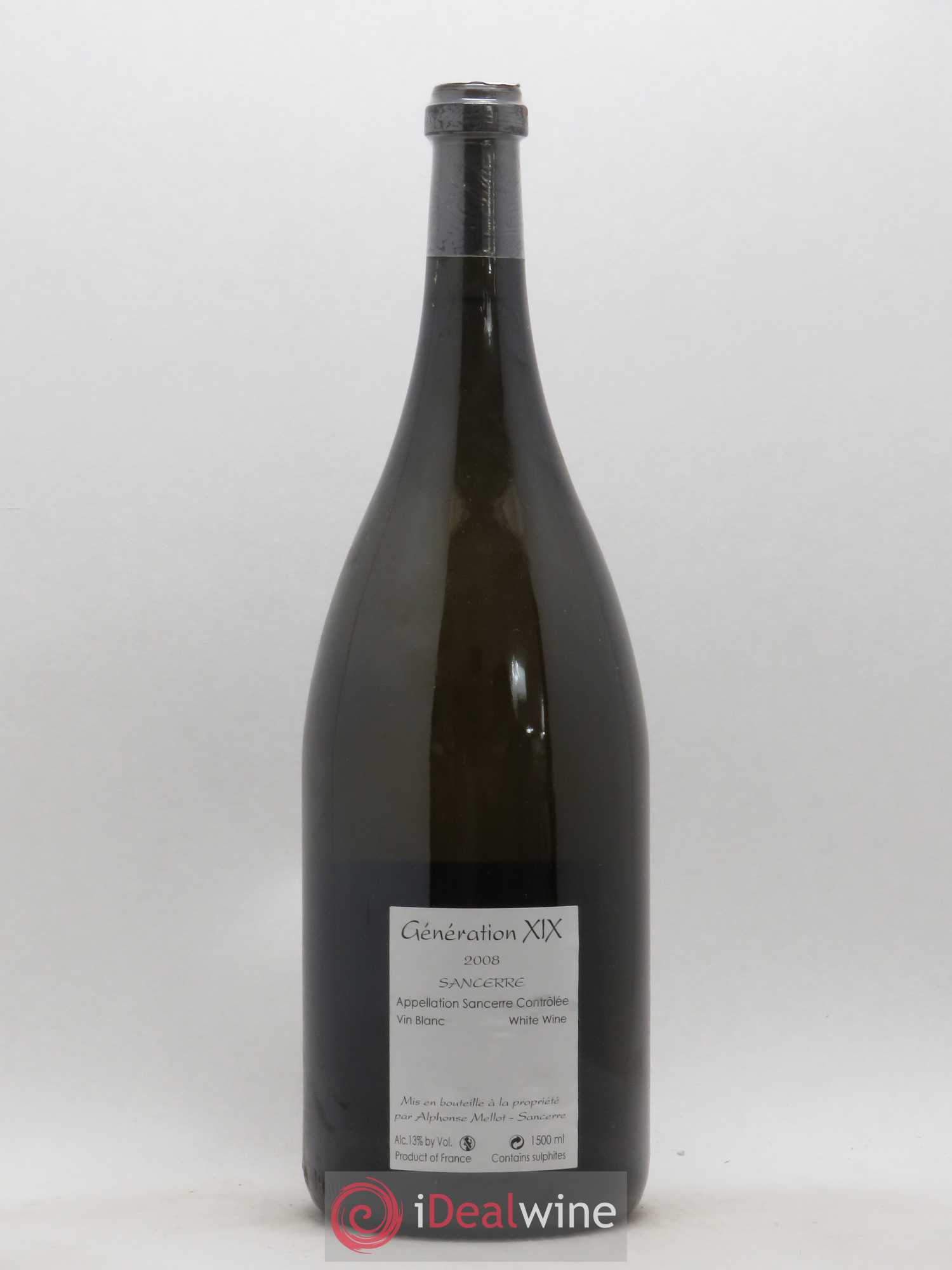 Sancerre Génération XIX Alphonse Mellot 2008 - Posten von 1 Magnum - 1