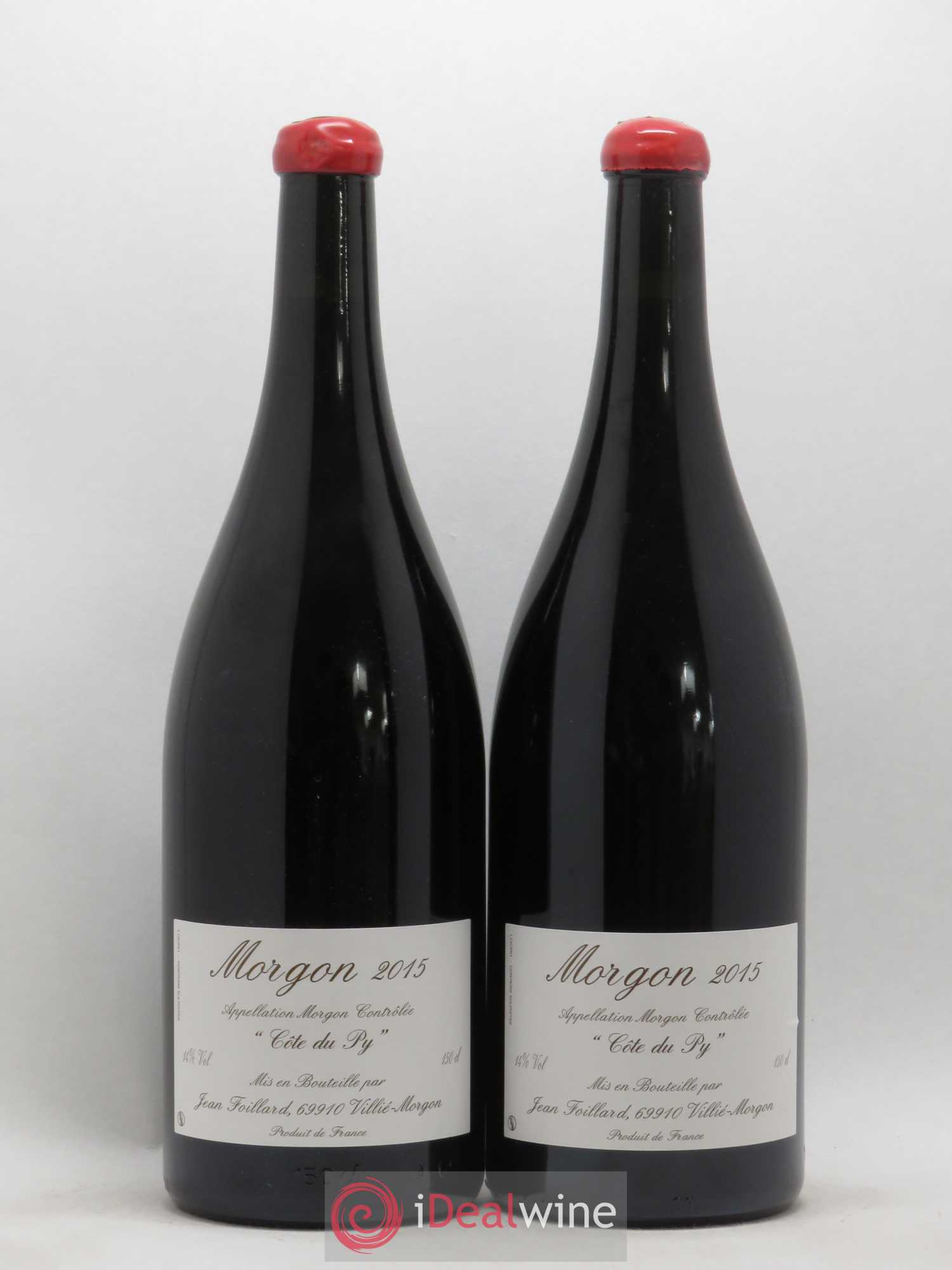 Morgon Côte du Py Jean Foillard 2015 - Lot de 2 magnums - 0