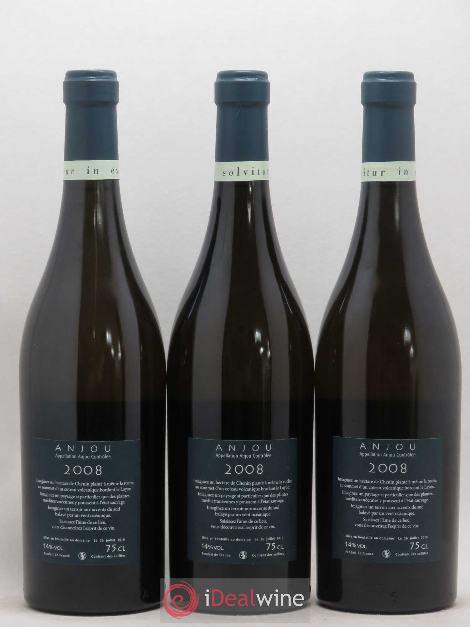 Anjou Litus Eric Morgat 2008 - Lot de 3 bouteilles - 1