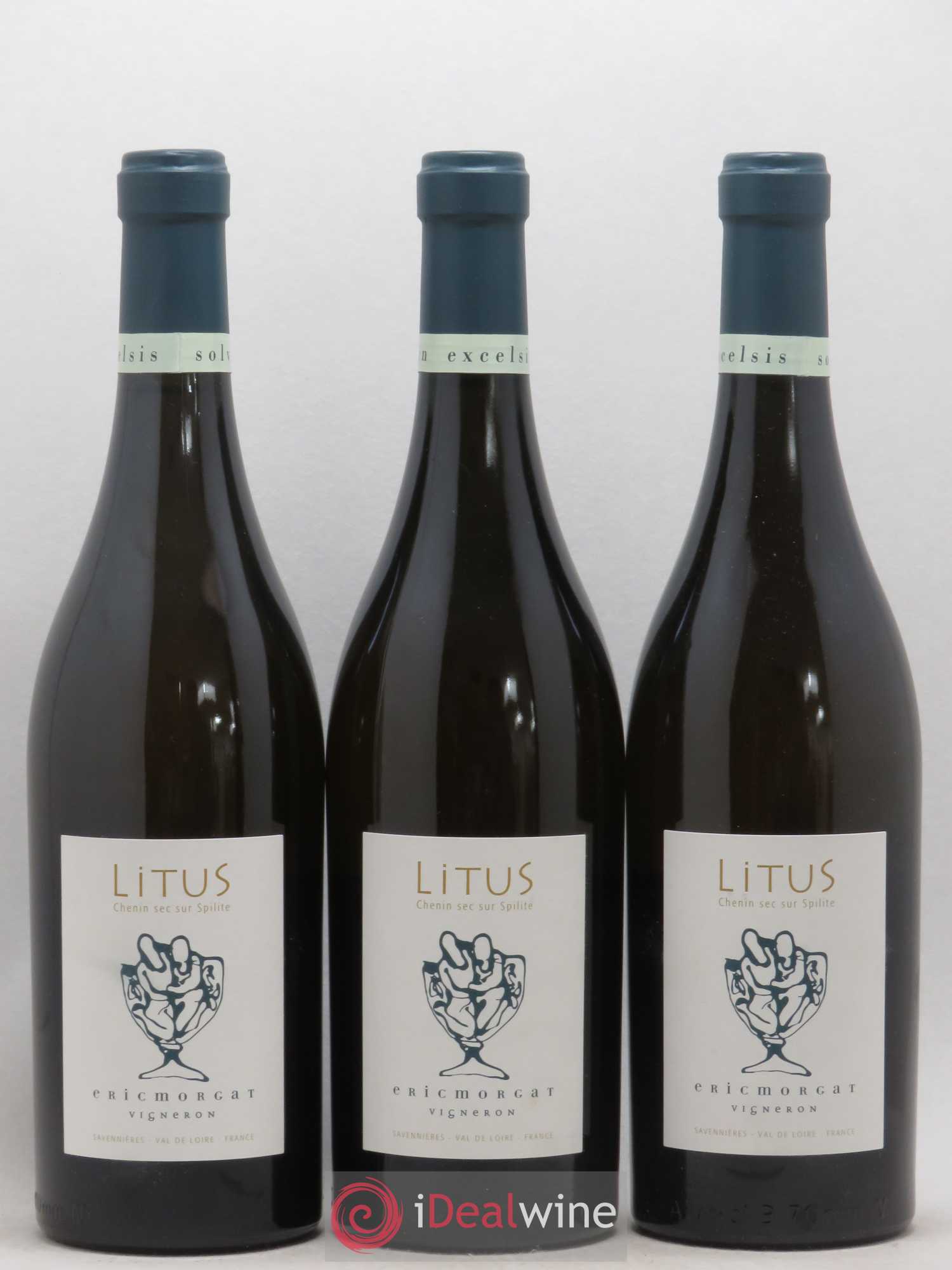 Anjou Litus Eric Morgat 2008 - Lot de 3 bouteilles - 0