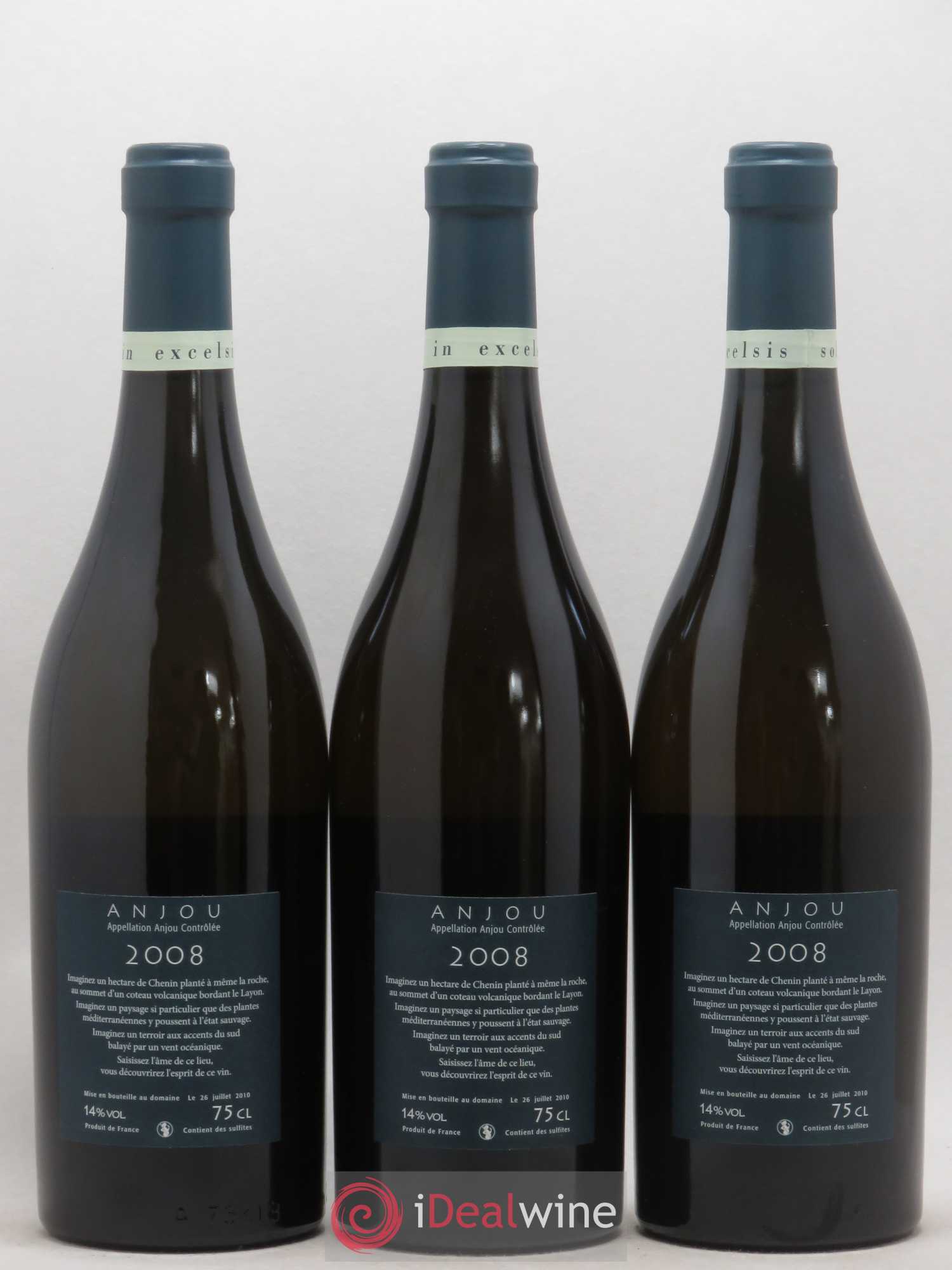 Anjou Litus Eric Morgat 2008 - Lot de 3 bouteilles - 1