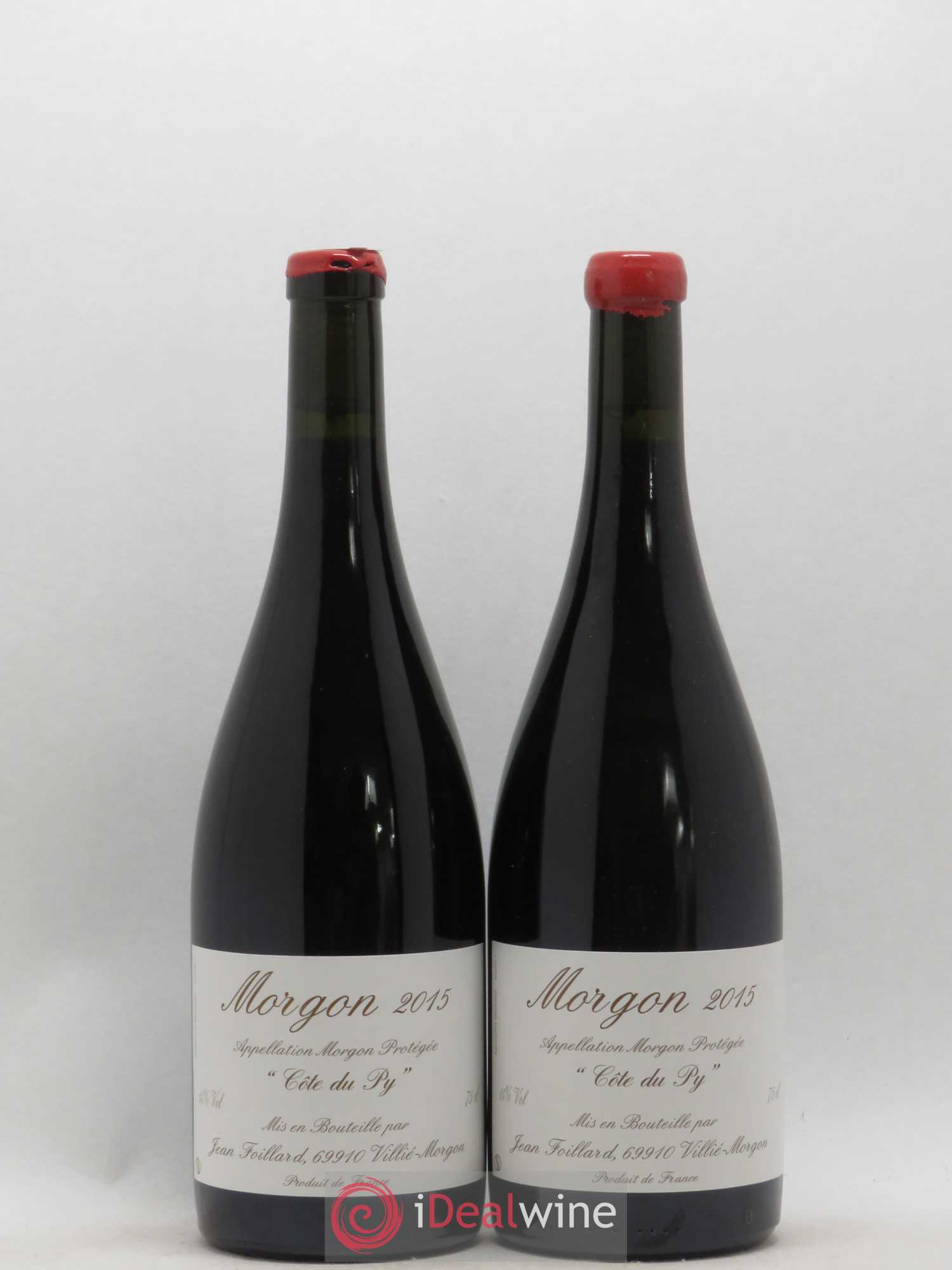 Morgon Côte du Py Jean Foillard 2015 - Lot de 2 bouteilles - 0