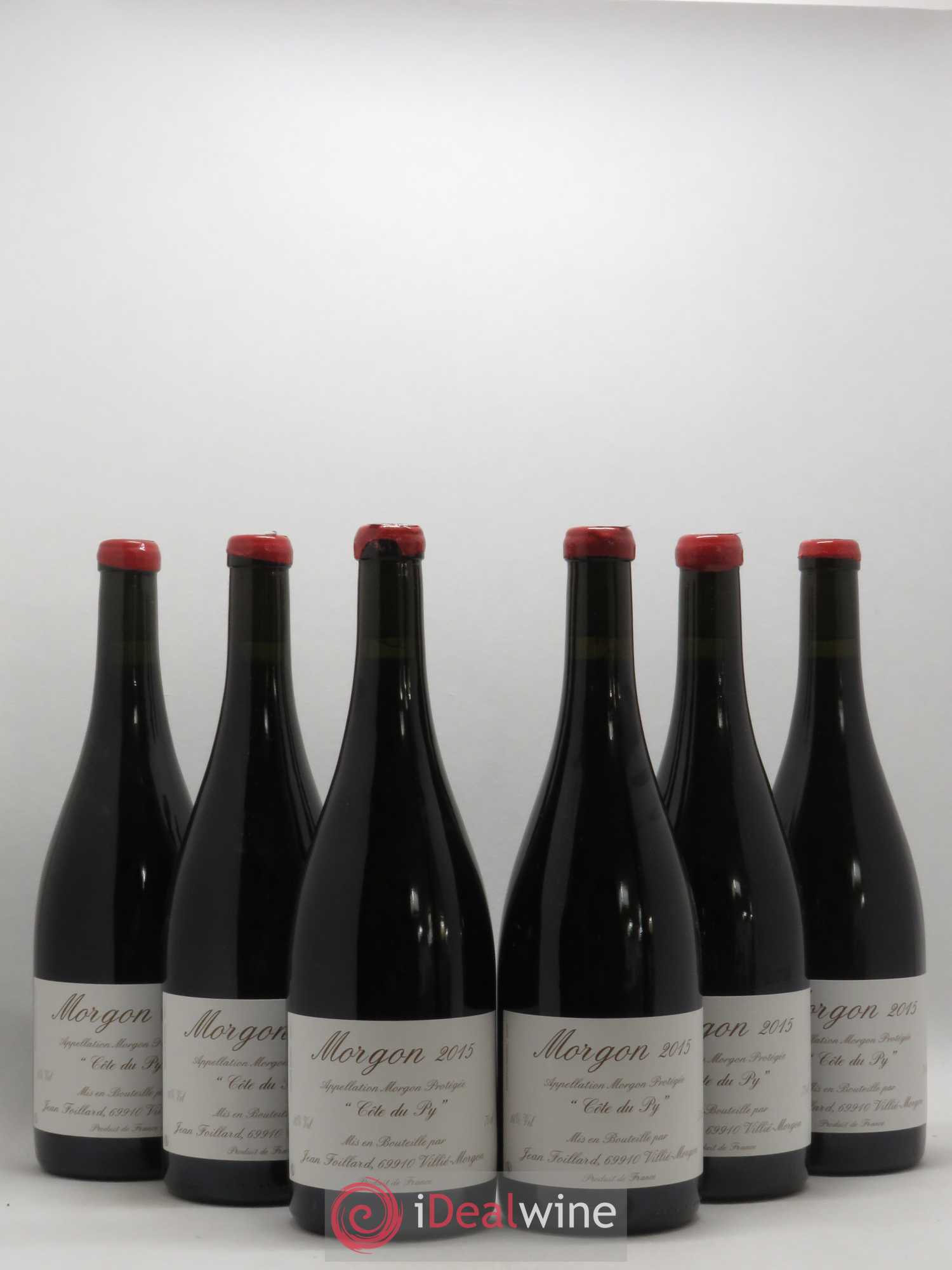 Morgon Côte du Py Jean Foillard 2015 - Lot de 6 bouteilles - 0