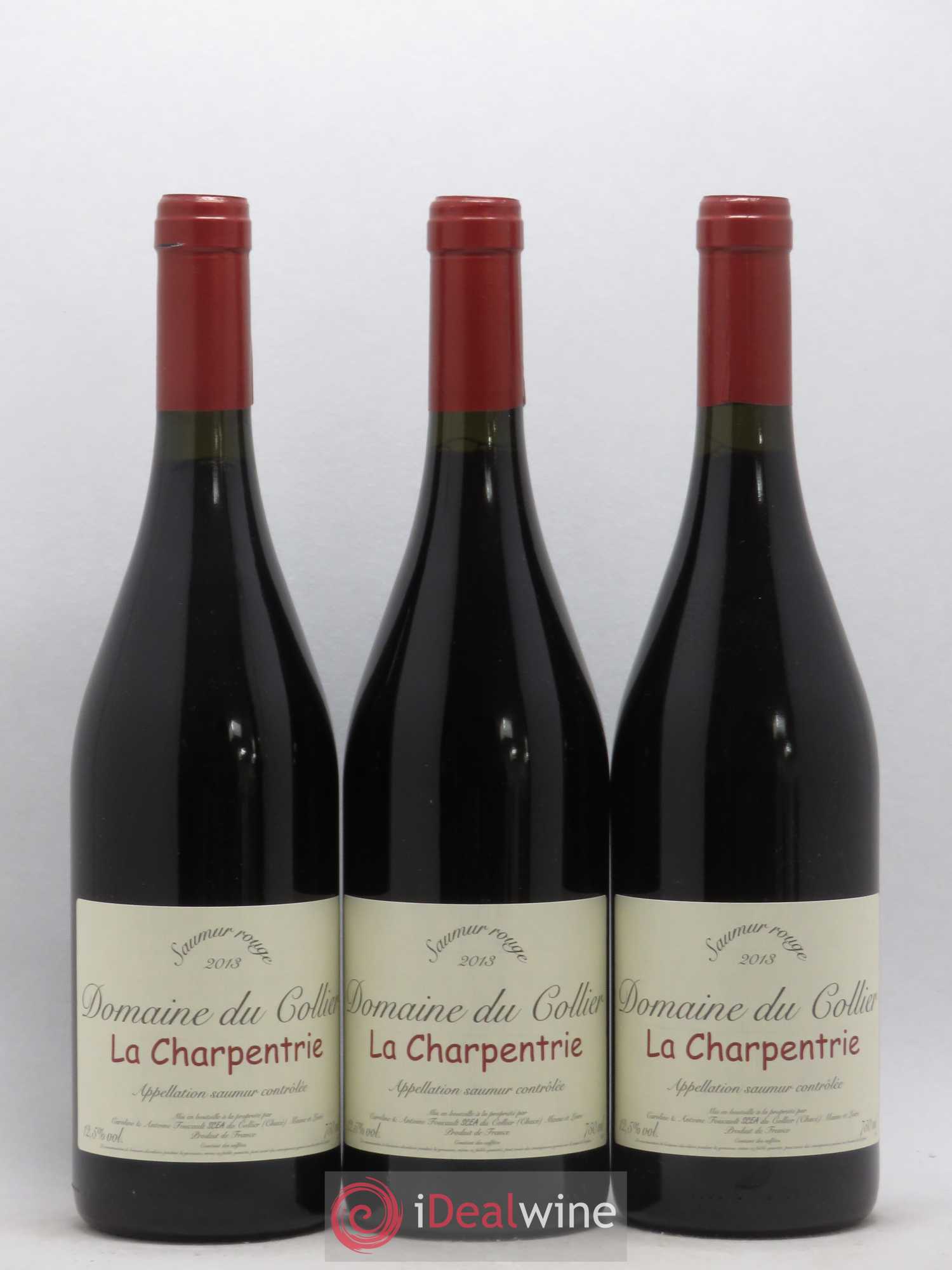 Saumur La Charpentrie Domaine du Collier 2013 - Lot de 3 bouteilles - 0