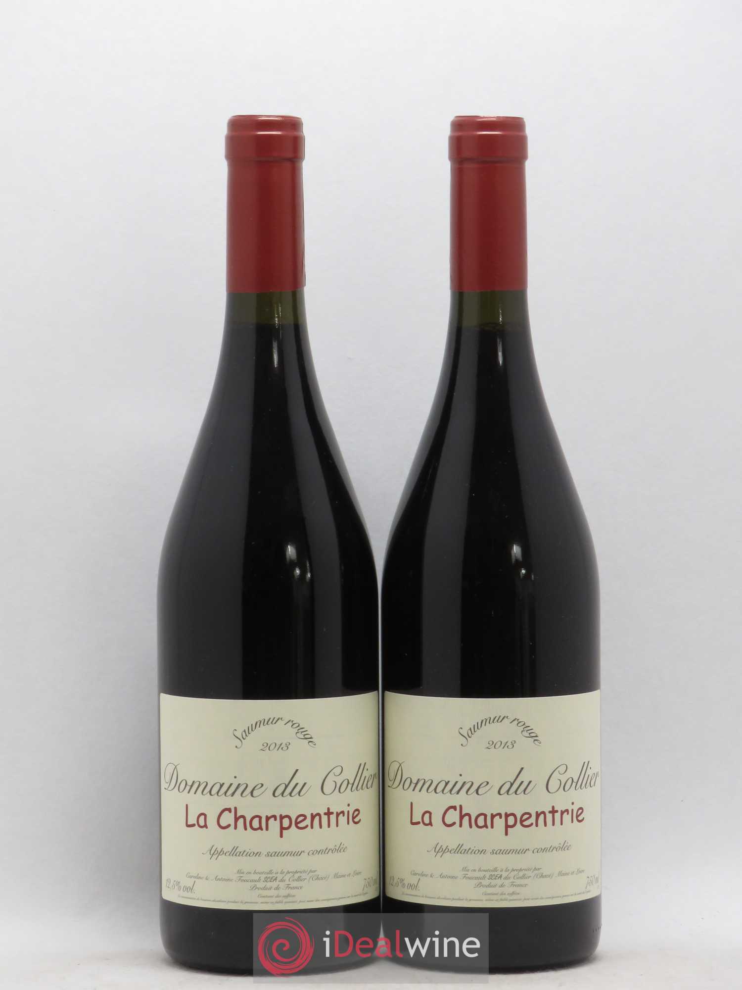 Saumur La Charpentrie Domaine du Collier 2013 - Lot de 2 bouteilles - 0