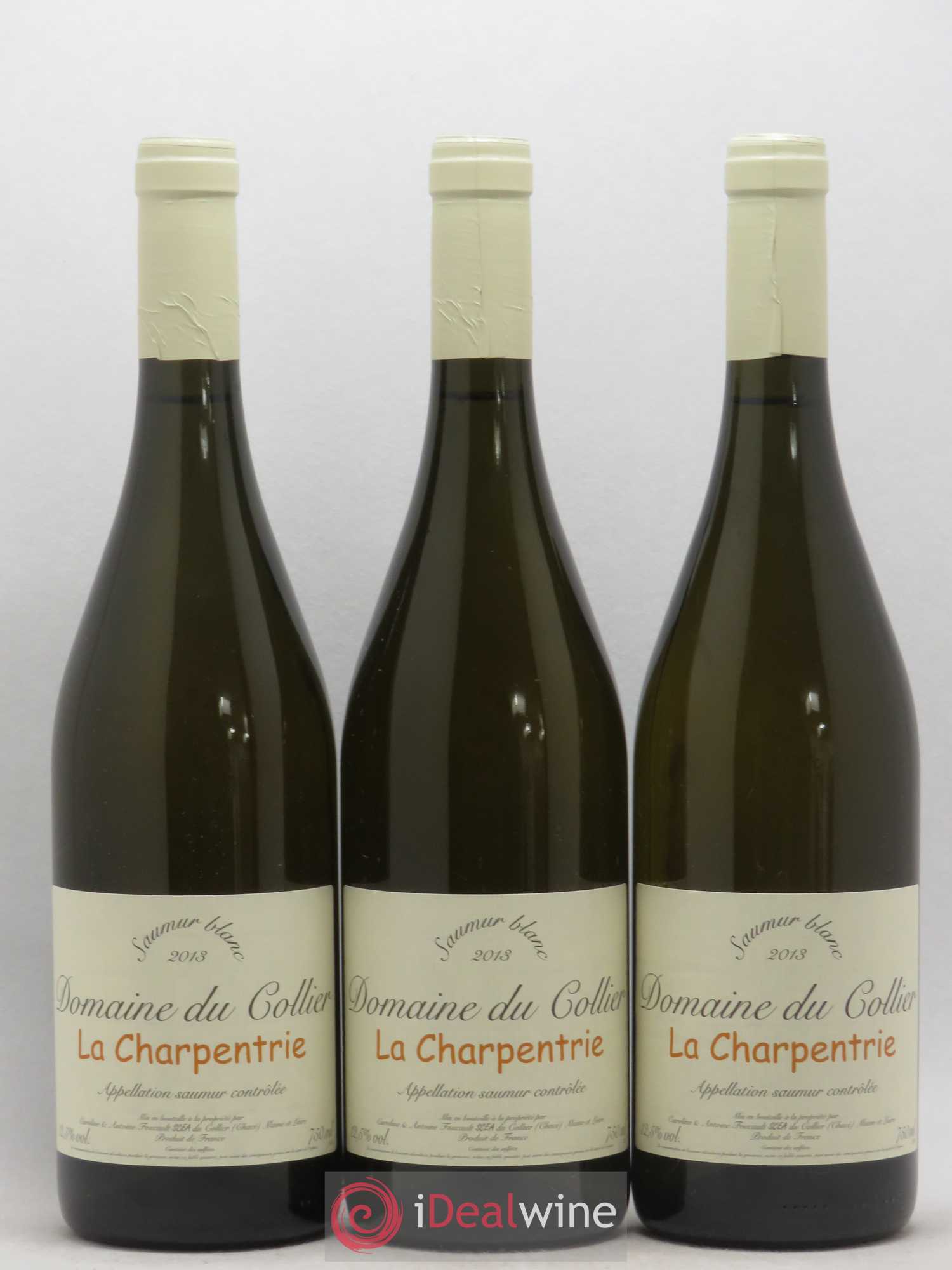 Saumur La Charpentrie Domaine du Collier 2013 - Lot de 3 bouteilles - 0