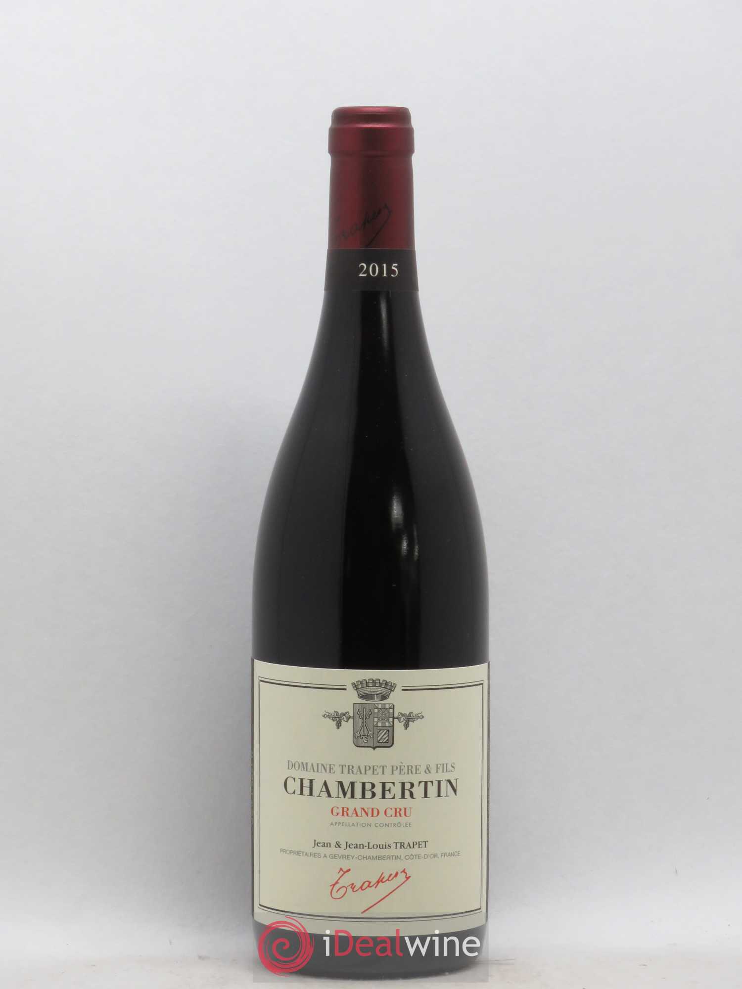 Chambertin Grand Cru Domaine Trapet 2015 - Lot de 1 bouteille - 0