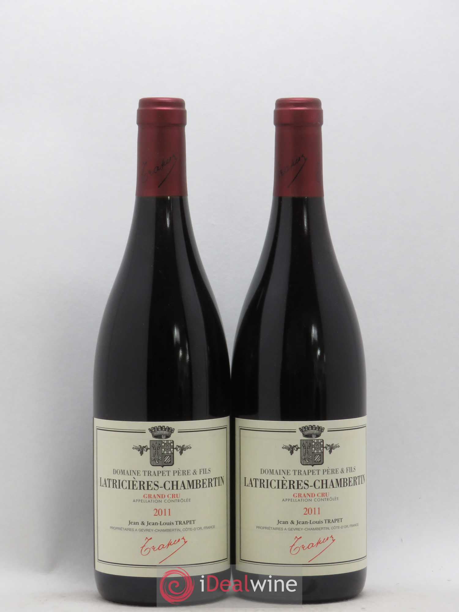 Latricières-Chambertin Grand Cru Domaine Trapet 2011 - Lot de 2 bouteilles - 0