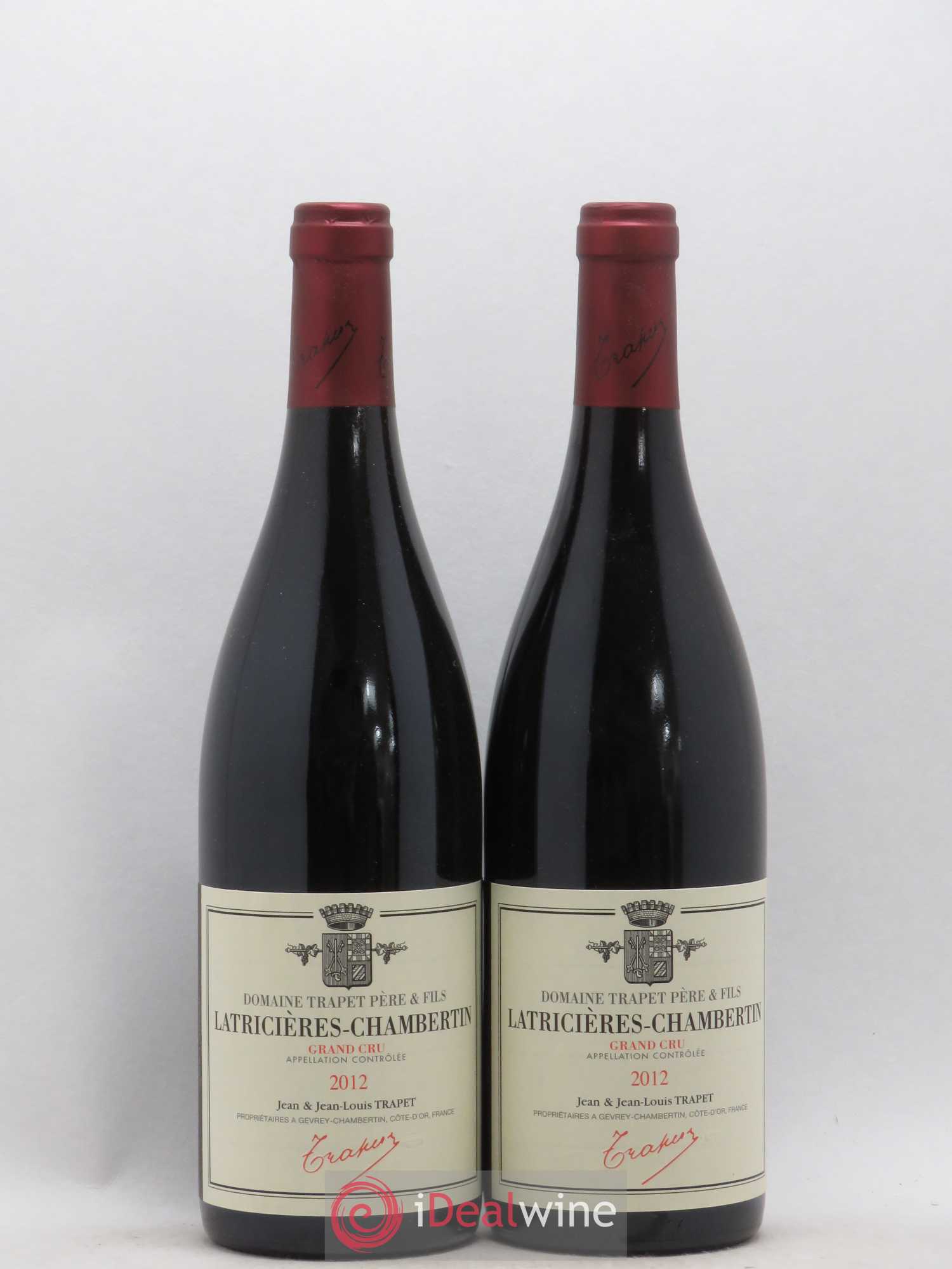 Latricières-Chambertin Grand Cru Domaine Trapet 2012 - Lot de 2 bouteilles - 0