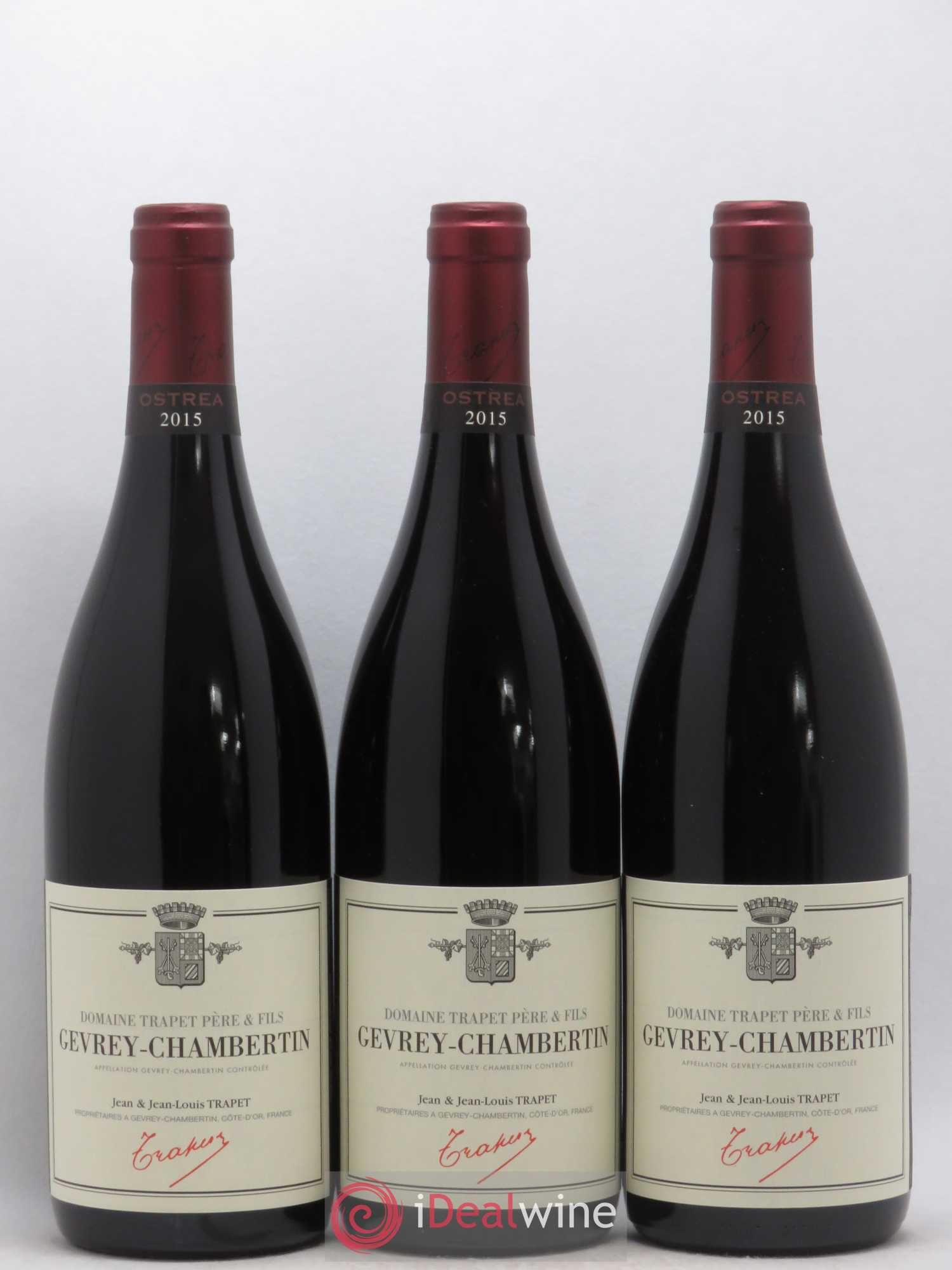 Gevrey-Chambertin Ostrea Domaine Trapet 2015 - Lot de 3 bouteilles - 0