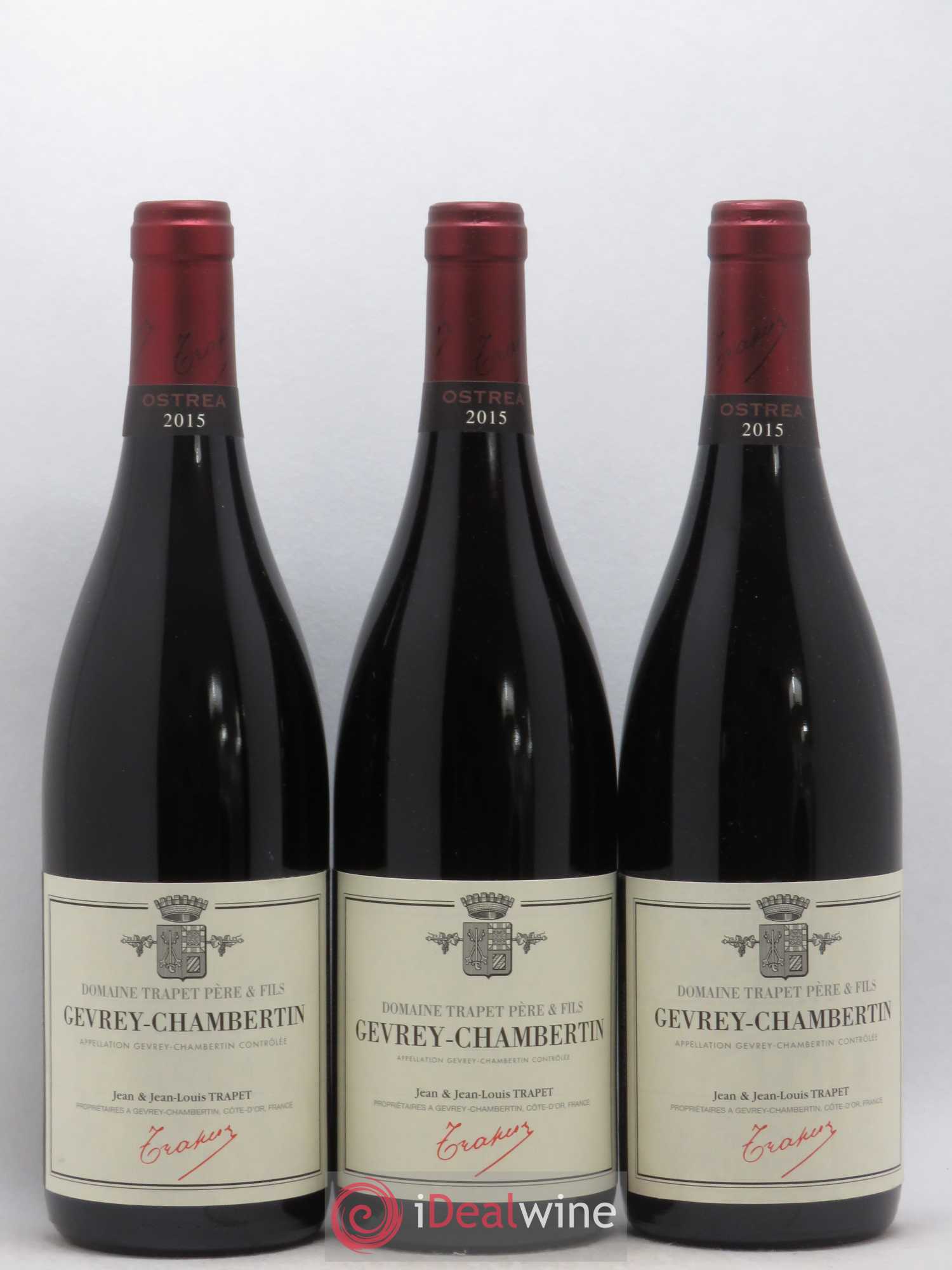 Gevrey-Chambertin Ostrea Domaine Trapet 2015 - Lot de 3 bouteilles - 0