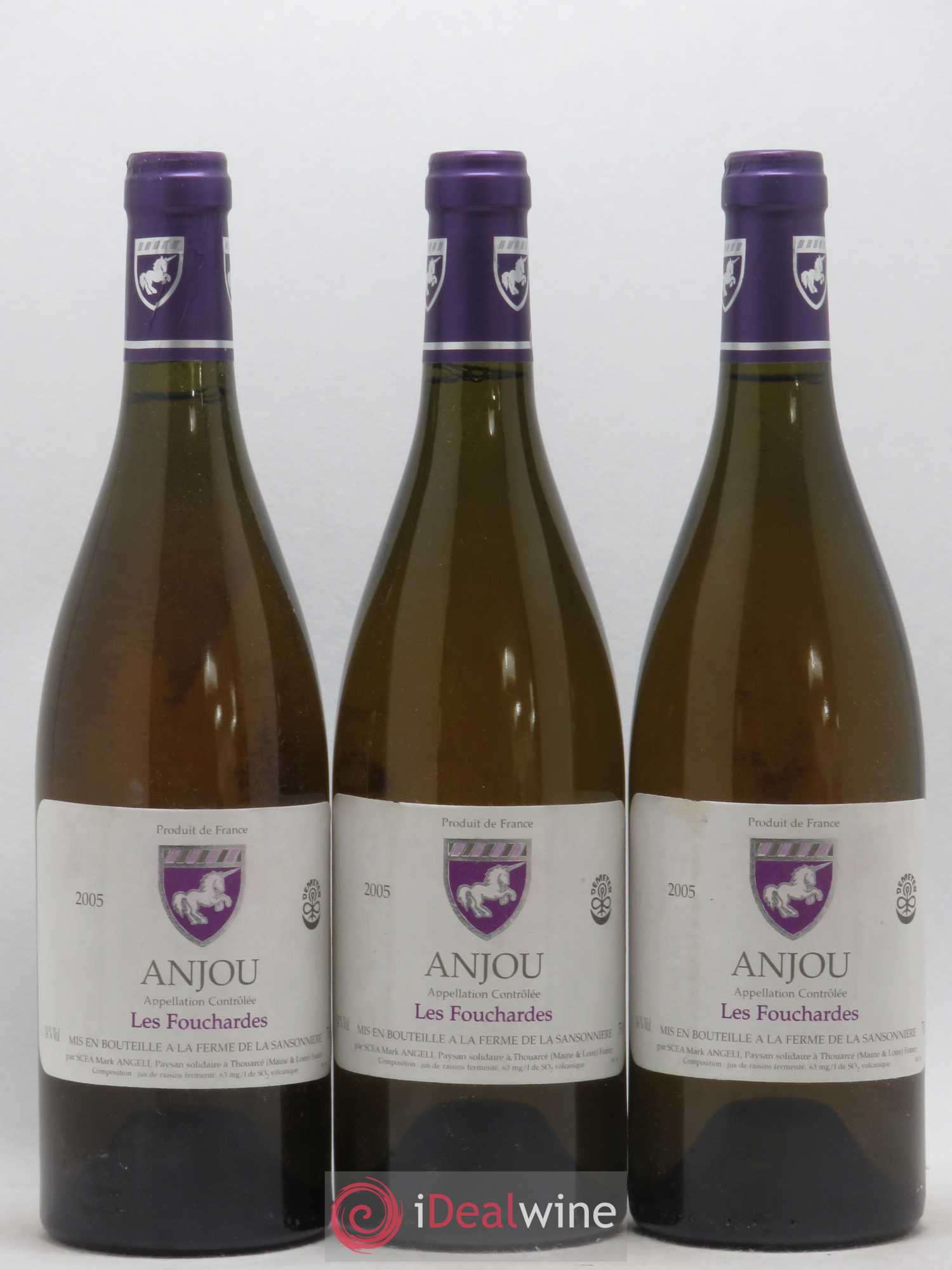 Anjou Les Fouchardes Mark Angeli (Domaine) - Ferme de la Sansonnière 2005 - Lot de 3 bouteilles - 0