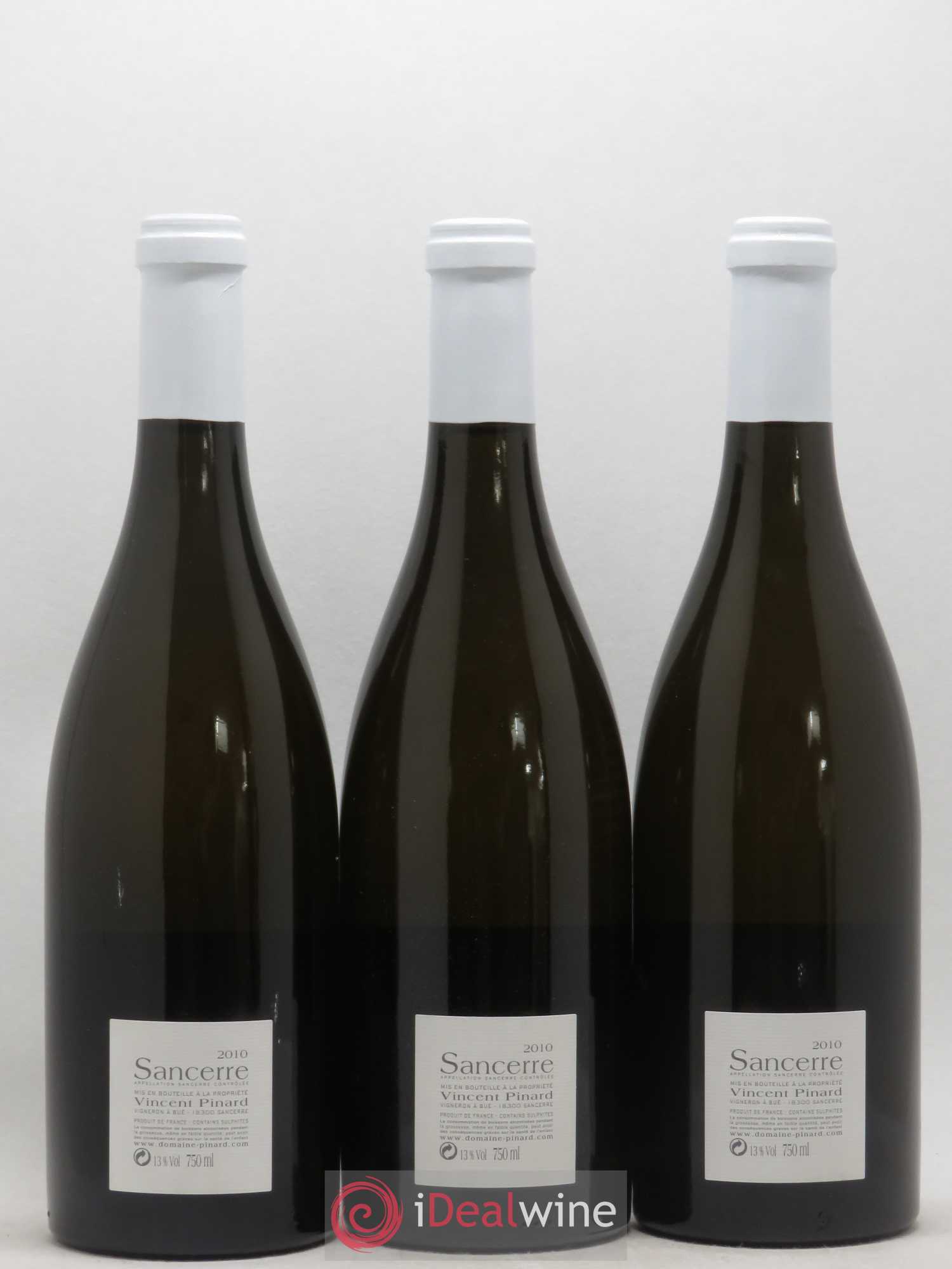 Sancerre Petit Chemarin Vincent Pinard 2010 - Lot de 3 bouteilles - 1