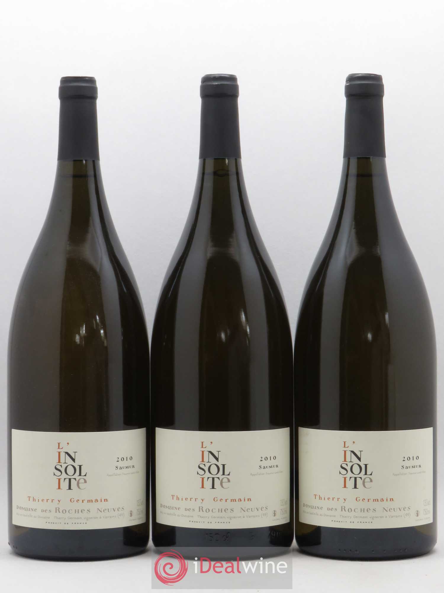 Saumur Insolite Domaine des Roches Neuves - Thierry Germain 2010 - Lot de 3 magnums - 0
