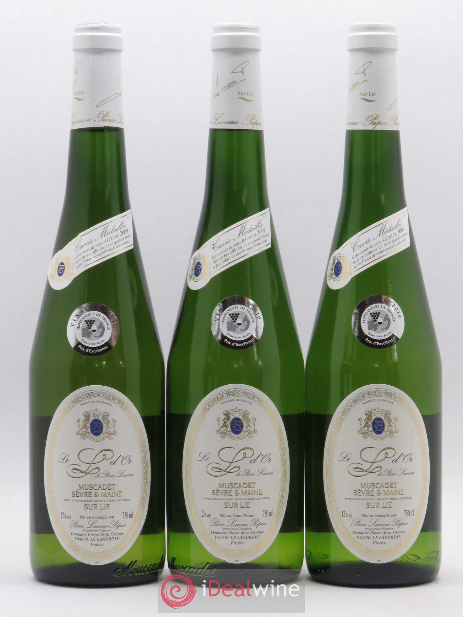 Muscadet-Sèvre-et-Maine L D'Or Luneau-Papin 2009 - Lot de 6 bouteilles - 2