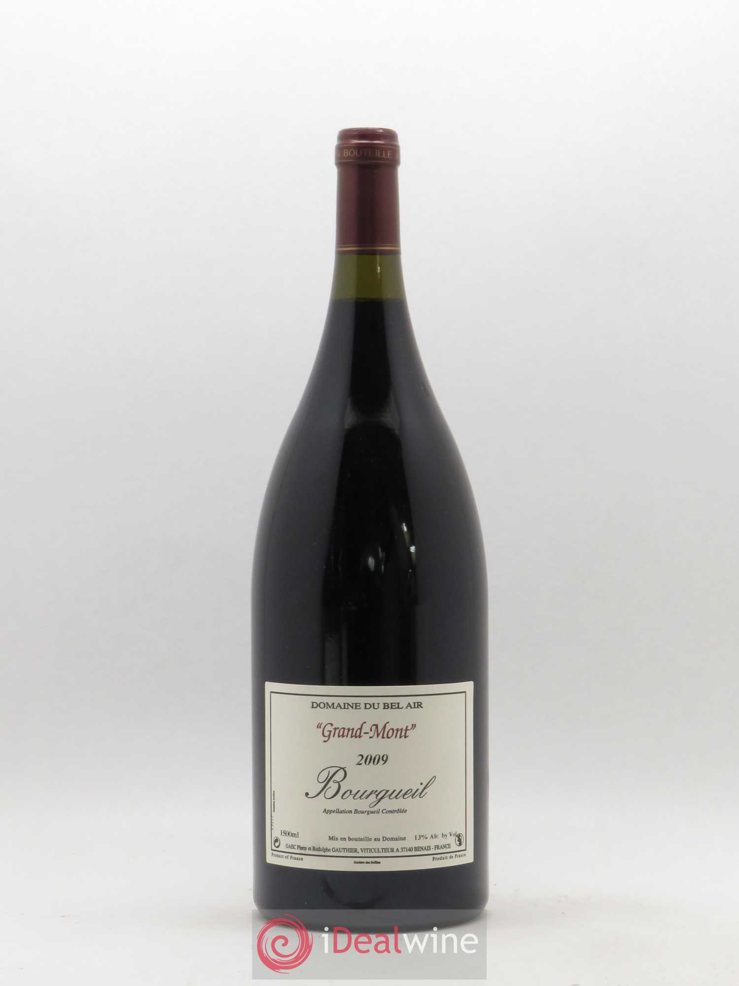 Bourgueil Grand Mont Domaine du Bel Air 2009 - Lot de 1 magnum - 0