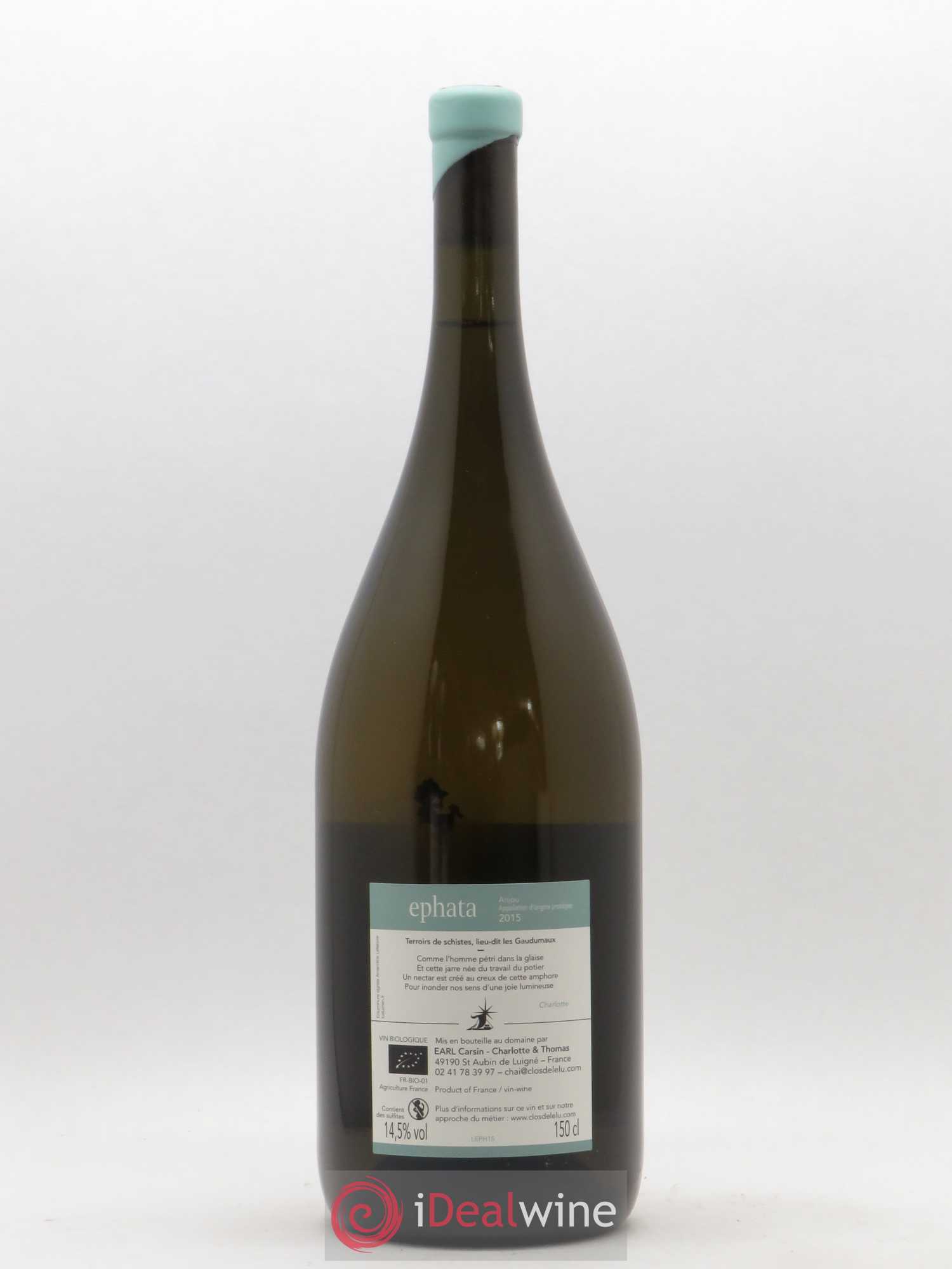 Anjou Ephata Clos De L'Elu 2015 - Posten von 1 Magnum - 1
