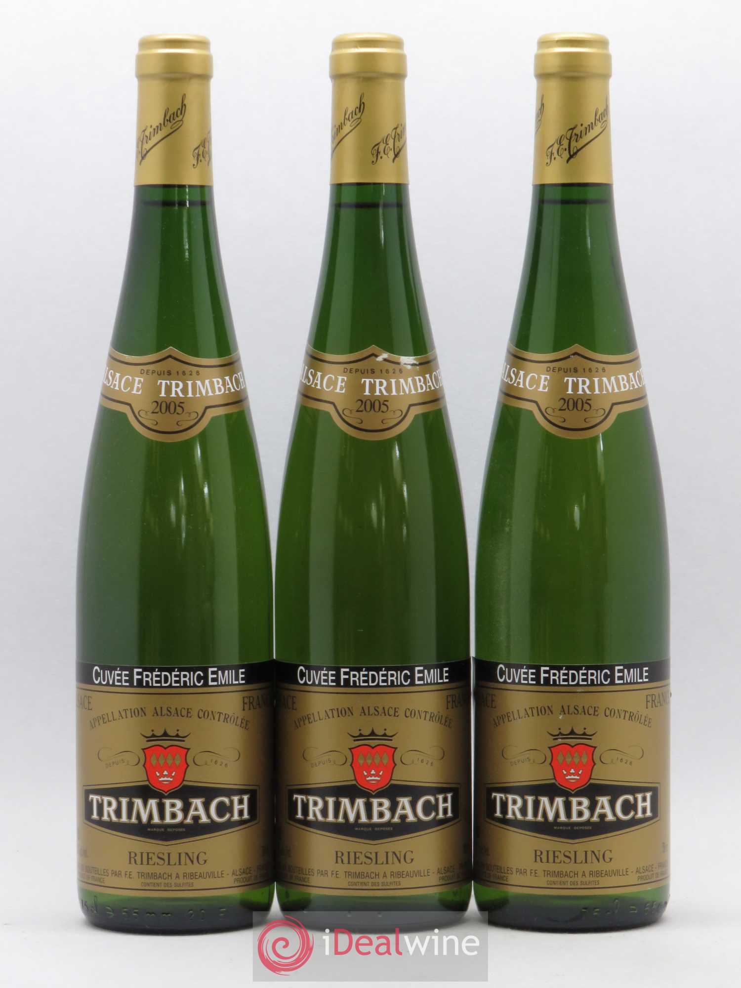 Alsace Riesling Cuvée Frédéric Emile Trimbach (Domaine) 2005 - Lot de 3 bouteilles - 0