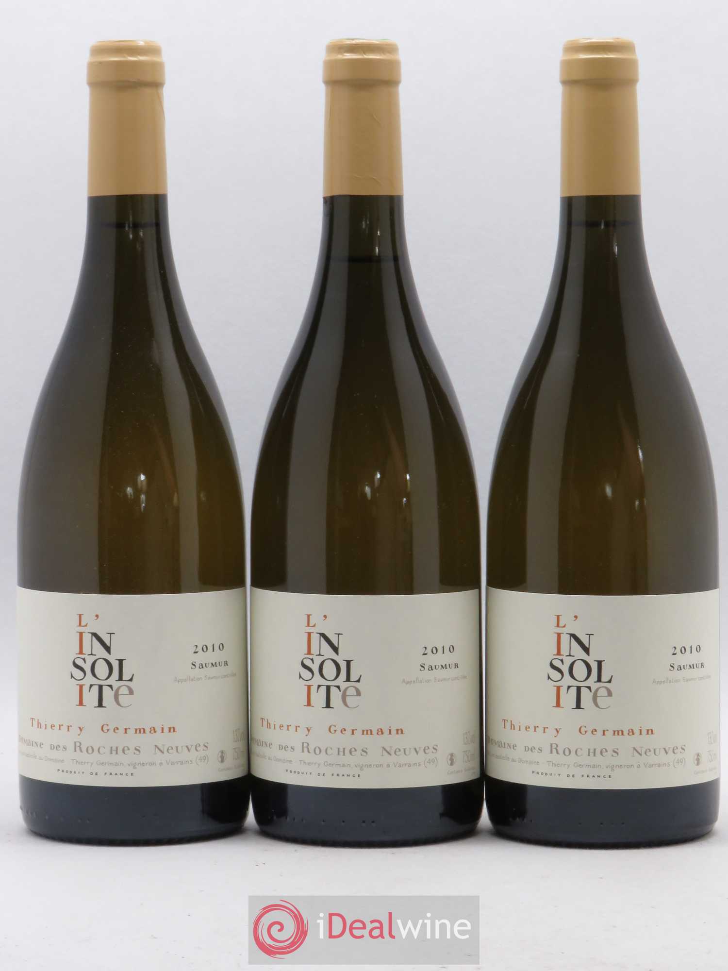 Saumur Insolite Domaine des Roches Neuves - Thierry Germain 2010 - Lot de 6 bouteilles - 1