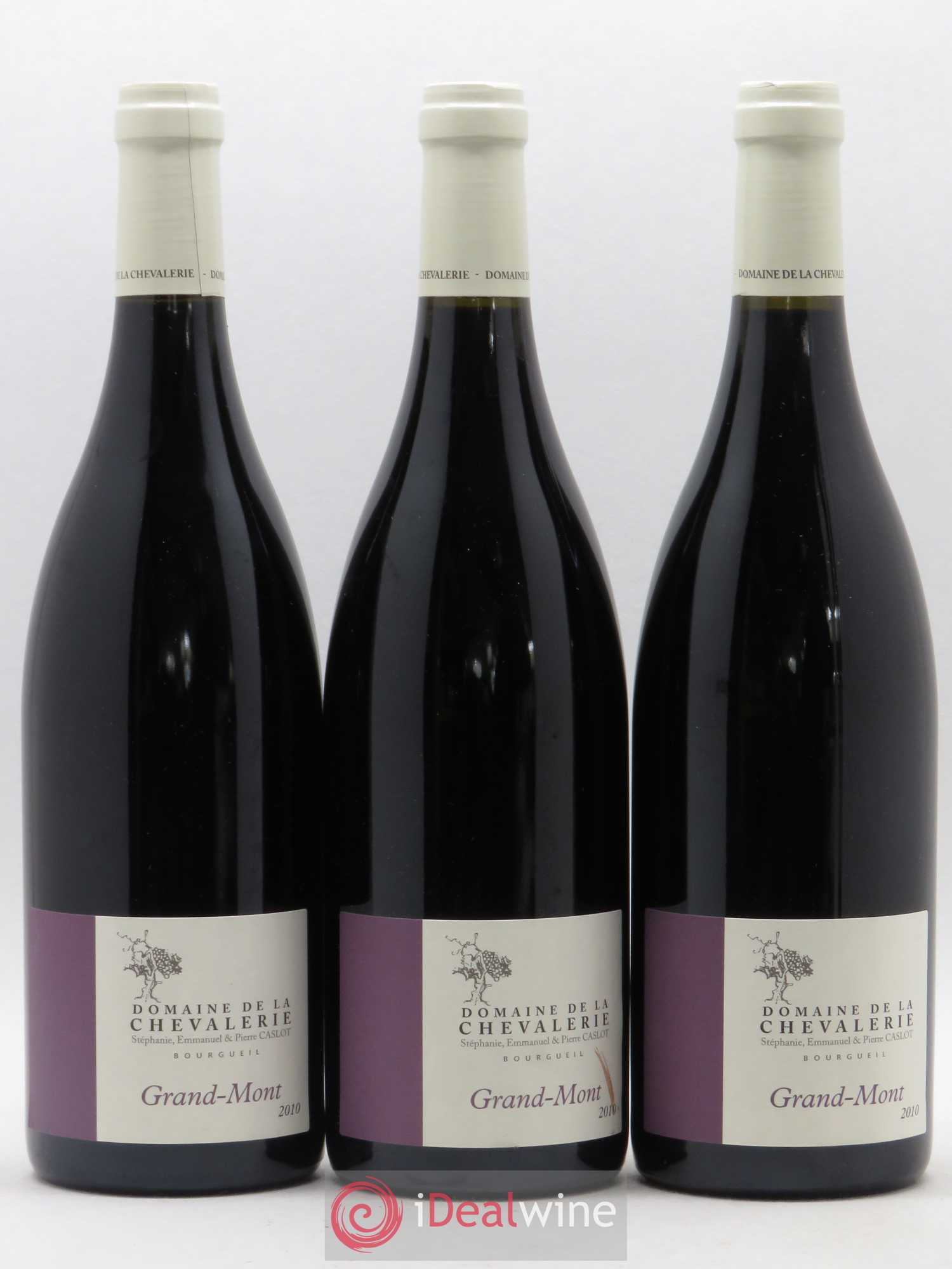 Bourgueil Grand-Mont Domaine de la Chevalerie 2010 - Lot de 3 bouteilles - 0