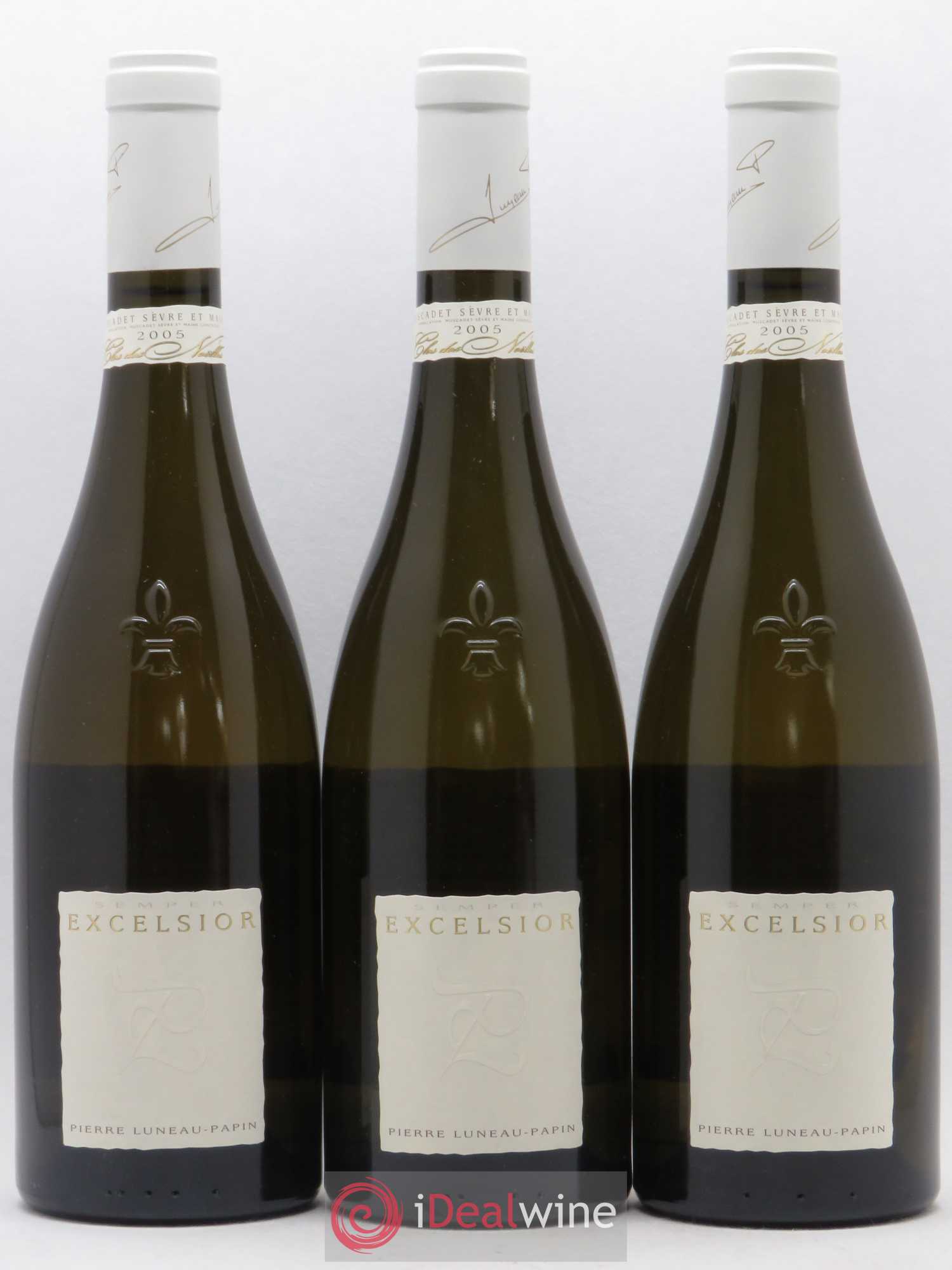 Muscadet-Sèvre-et-Maine Clos Des Noelles Cuvee Excelsior Domaine Luneau Papin 2005 - Posten von 3 Flaschen - 0