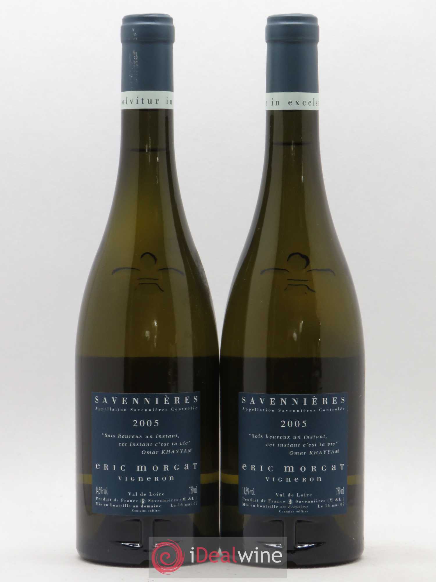 Savennières L'Enclos Eric Morgat 2005 - Posten von 2 Flaschen - 1