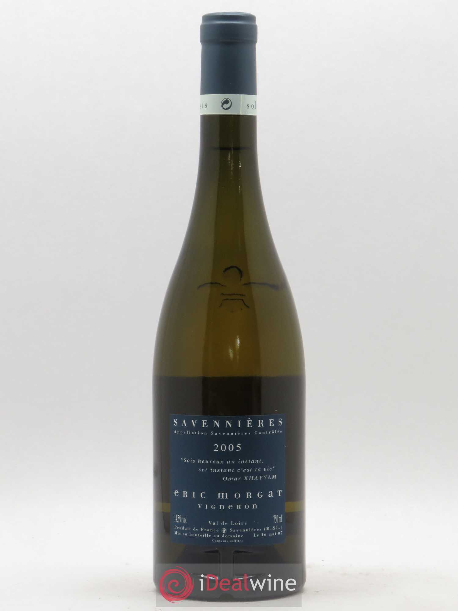 Savennières L'Enclos Eric Morgat 2005 - Lot de 1 bouteille - 1