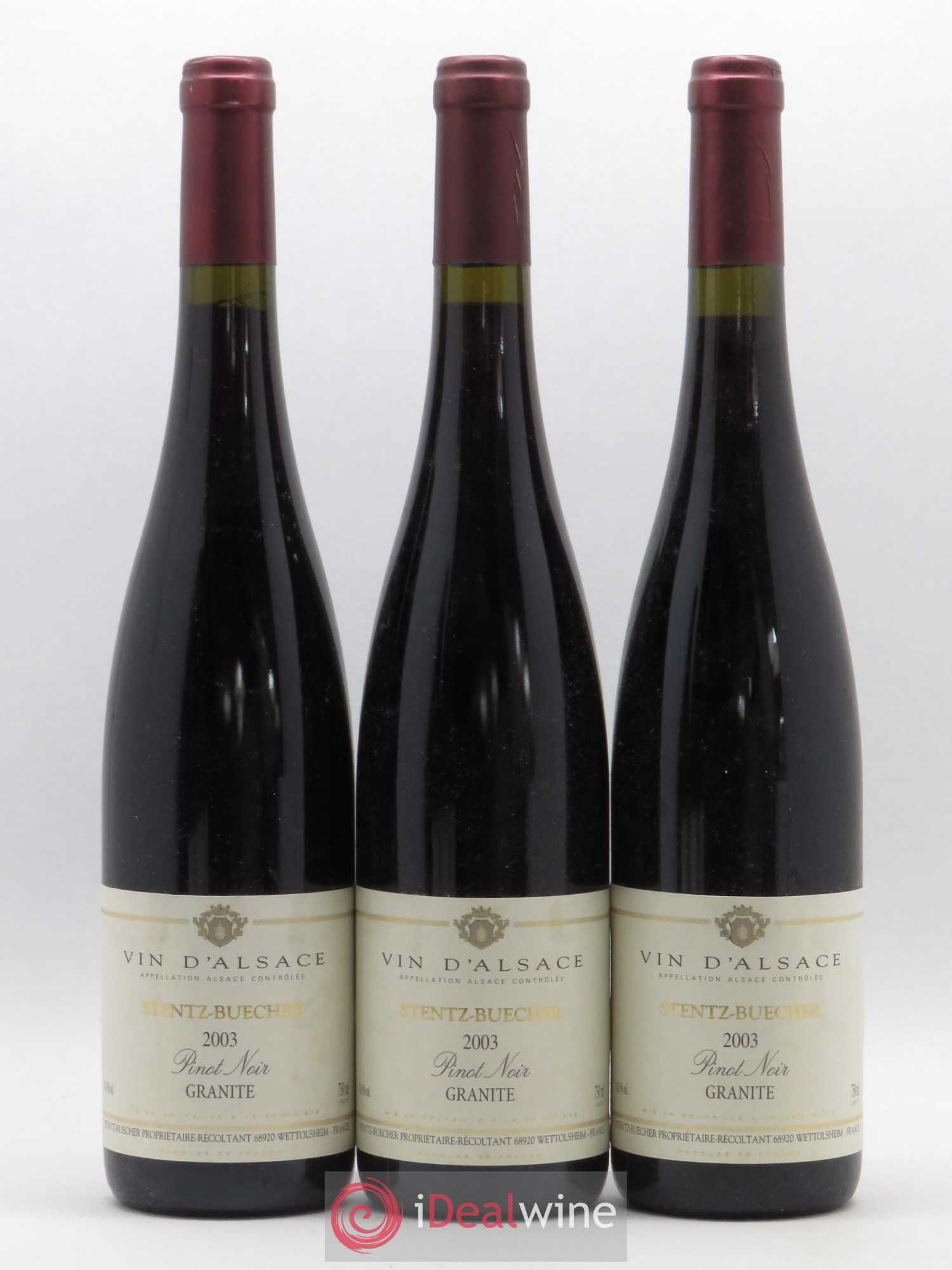 Alsace Granite Domaine Stentz Buecher 2003 - Posten von 6 Flaschen - 2