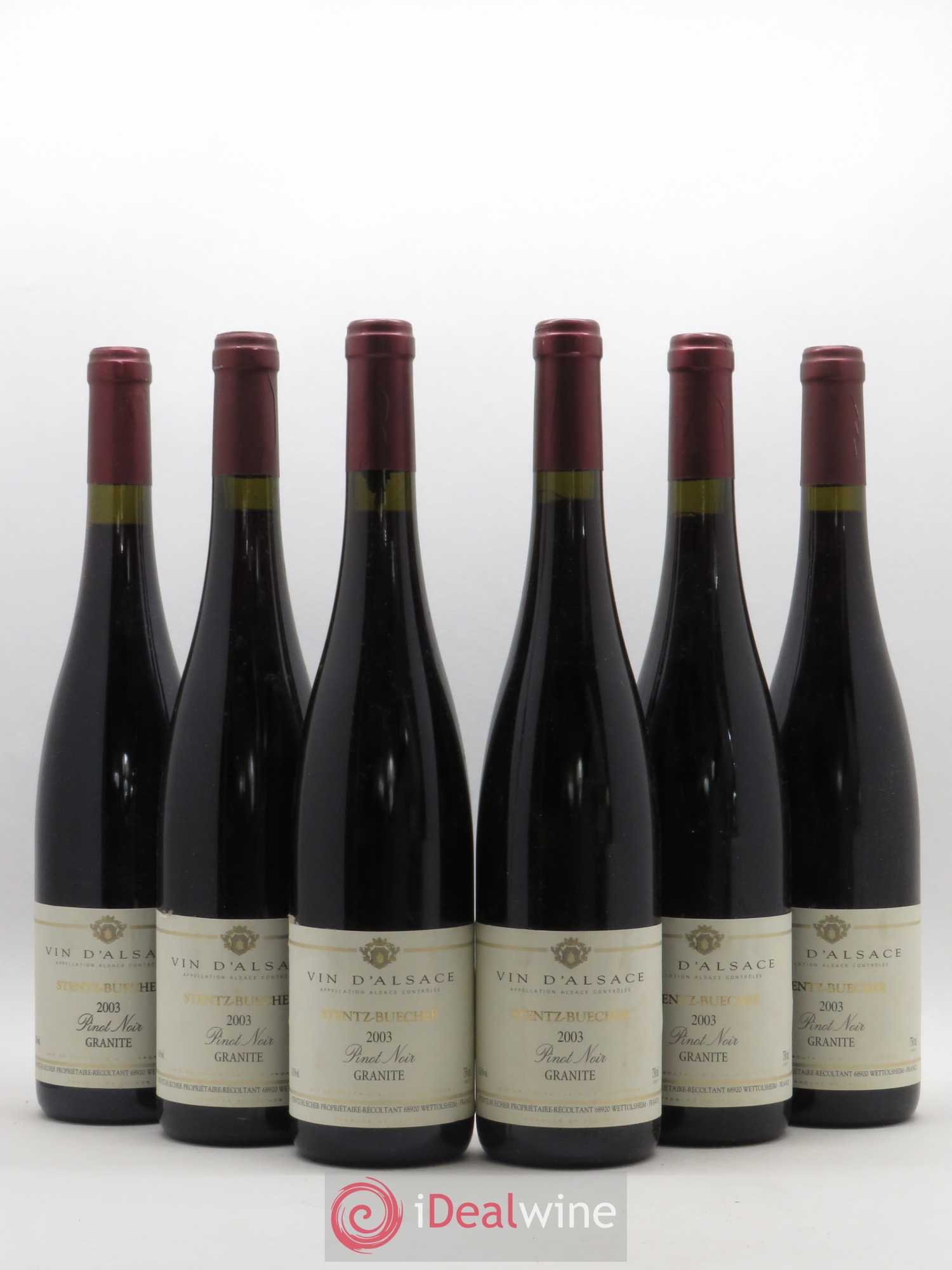 Alsace Granite Domaine Stentz Buecher 2003 - Posten von 6 Flaschen - 0