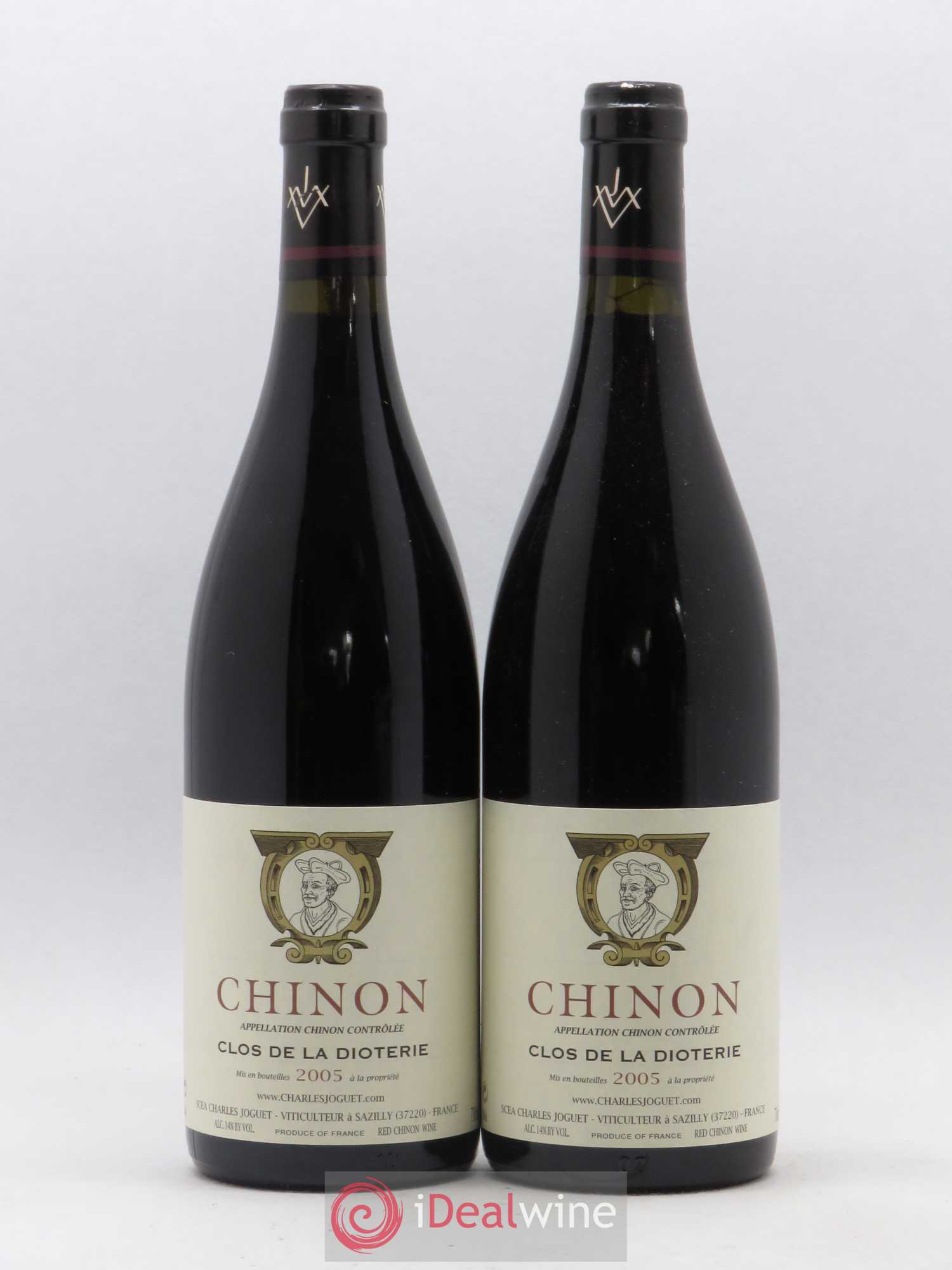 Chinon Clos de La Dioterie Charles Joguet 2005 - Lot de 2 bouteilles - 0