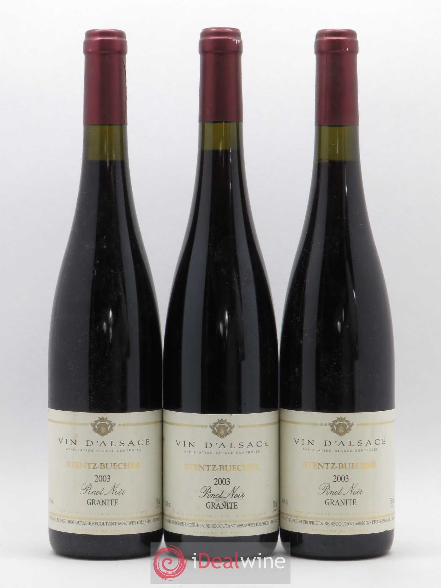 Alsace Granite Domaine Stentz Buecher 2003 - Posten von 3 Flaschen - 0