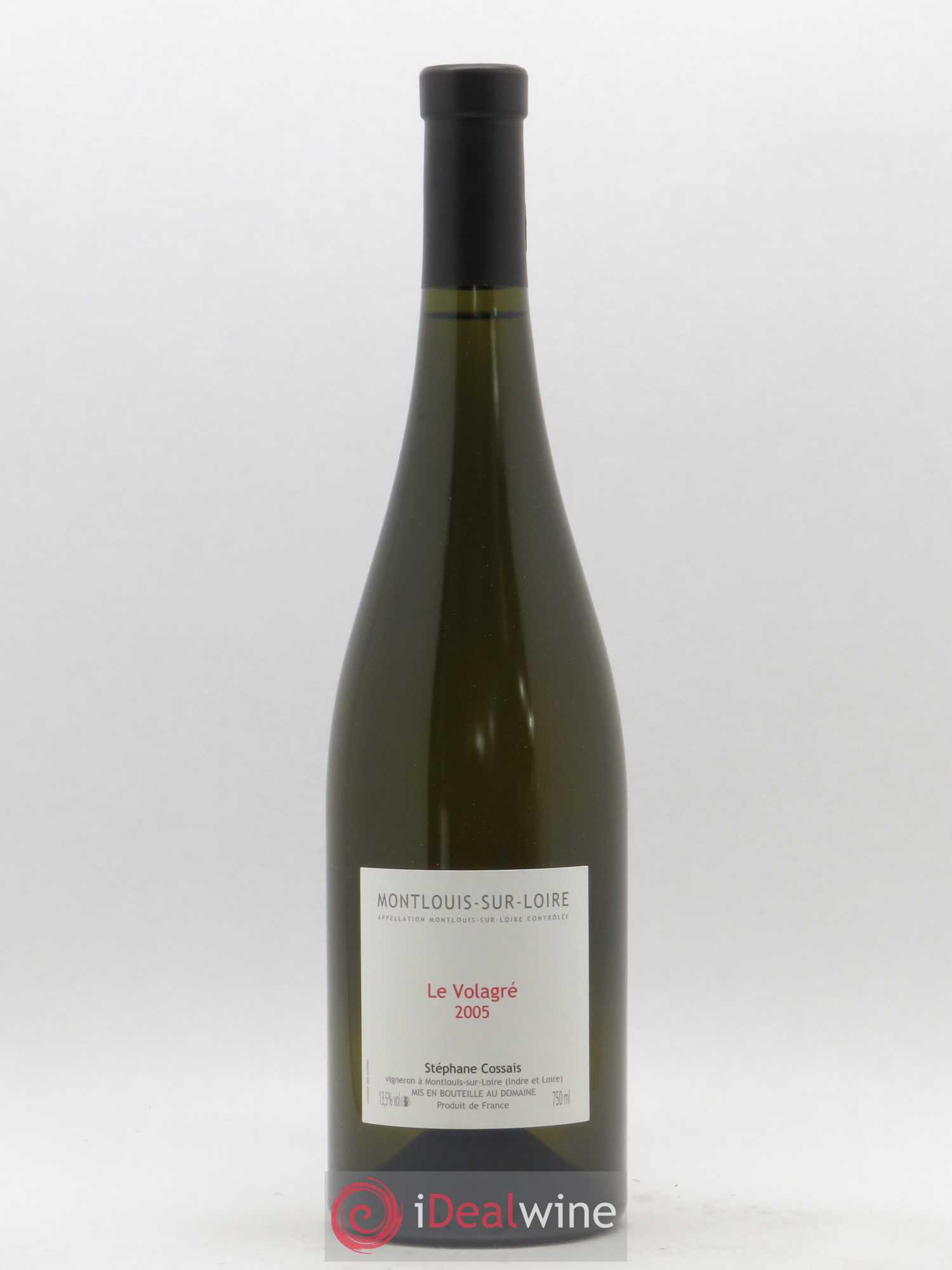 Montlouis-sur-Loire Le Volagré Stéphane Cossais 2005 - Lot de 1 bouteille - 0