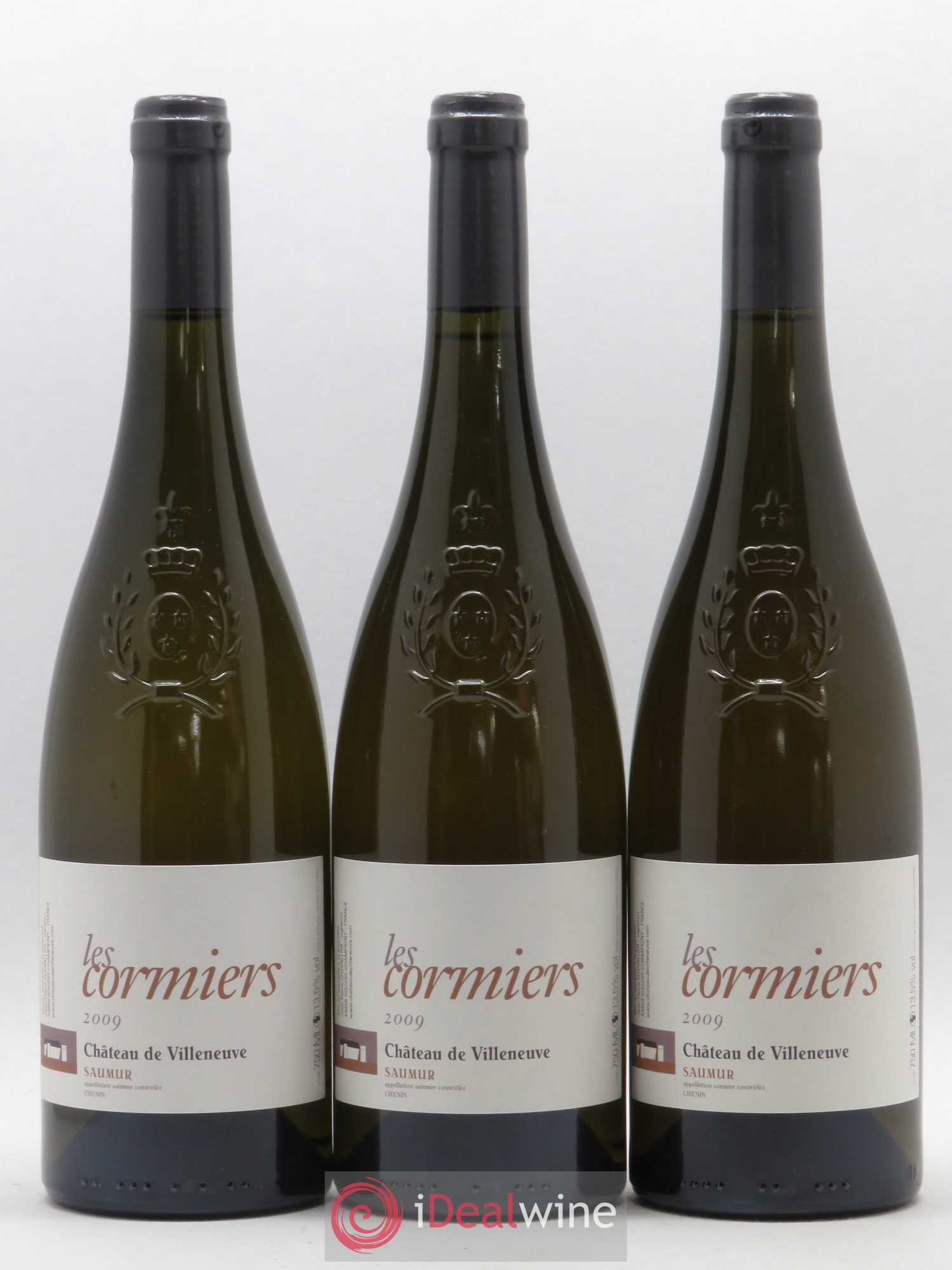 Saumur Les Cormiers Château de Villeneuve 2009 - Lot de 6 bouteilles - 1