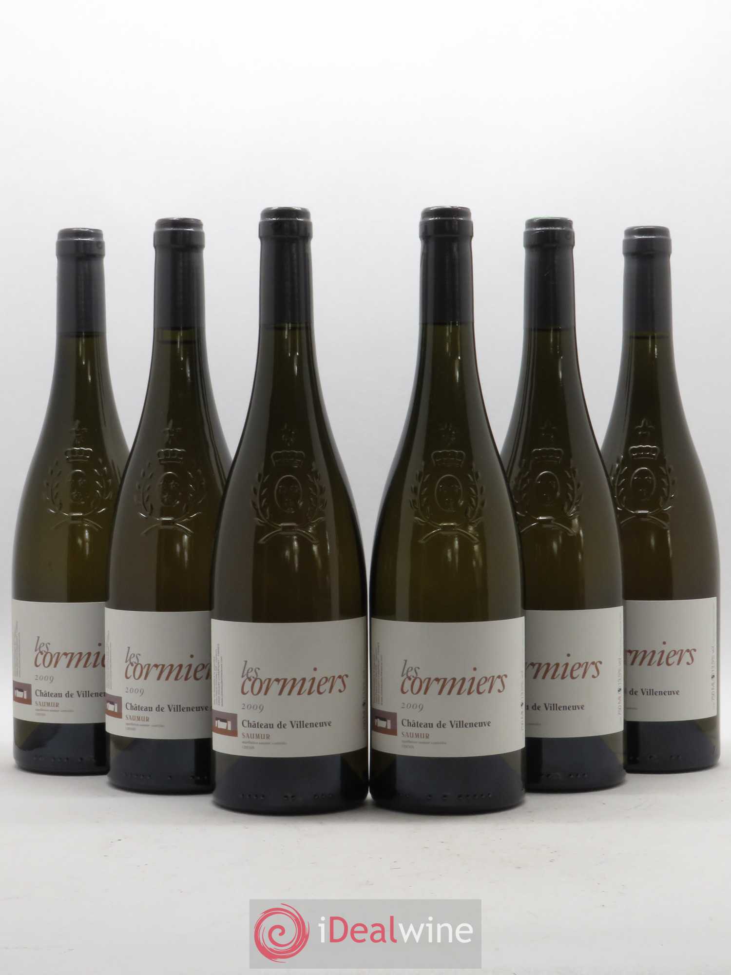 Saumur Les Cormiers Château de Villeneuve 2009 - Lot de 6 bouteilles - 0