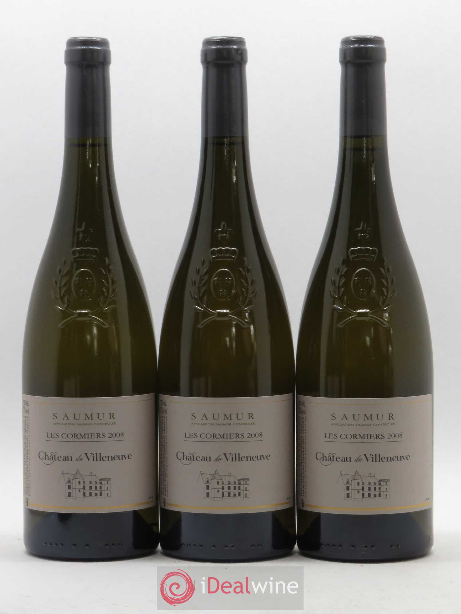 Saumur Les Cormiers Château de Villeneuve 2008 - Lot de 6 bouteilles - 2