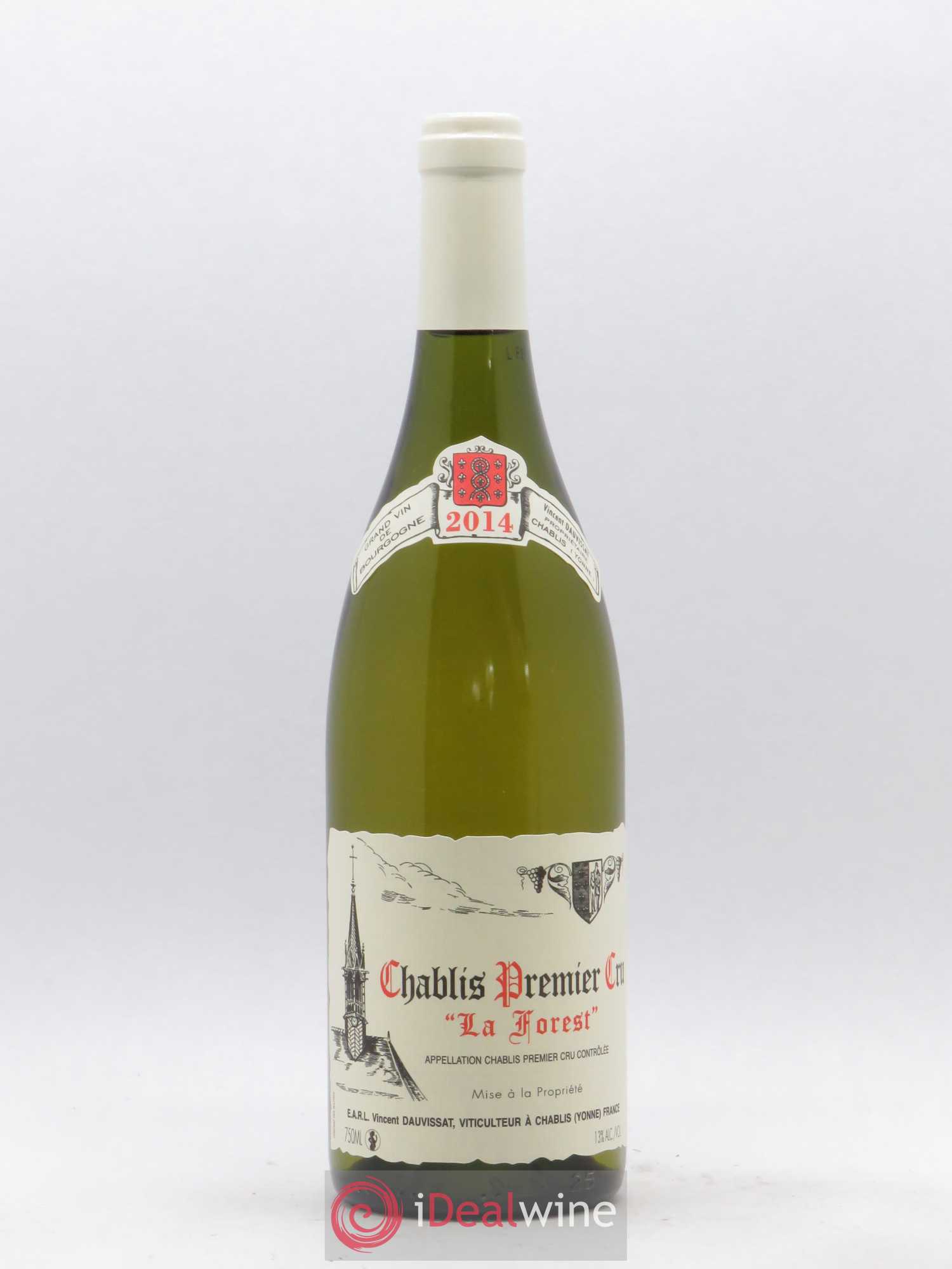 Chablis 1er Cru La Forest Vincent Dauvissat (Domaine) 2014 - Lot de 1 bouteille - 0