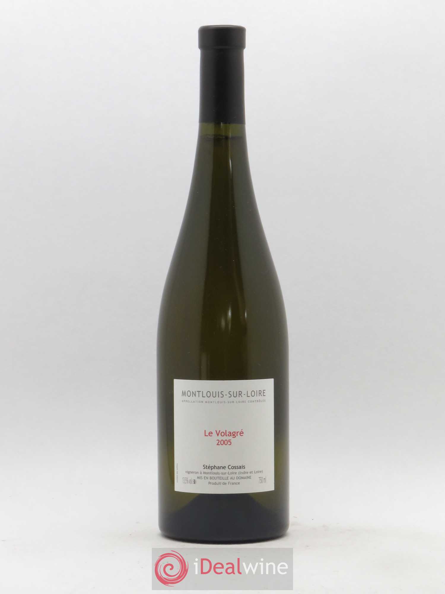 Montlouis-sur-Loire Le Volagré Stéphane Cossais 2005 - Lot de 1 bouteille - 0