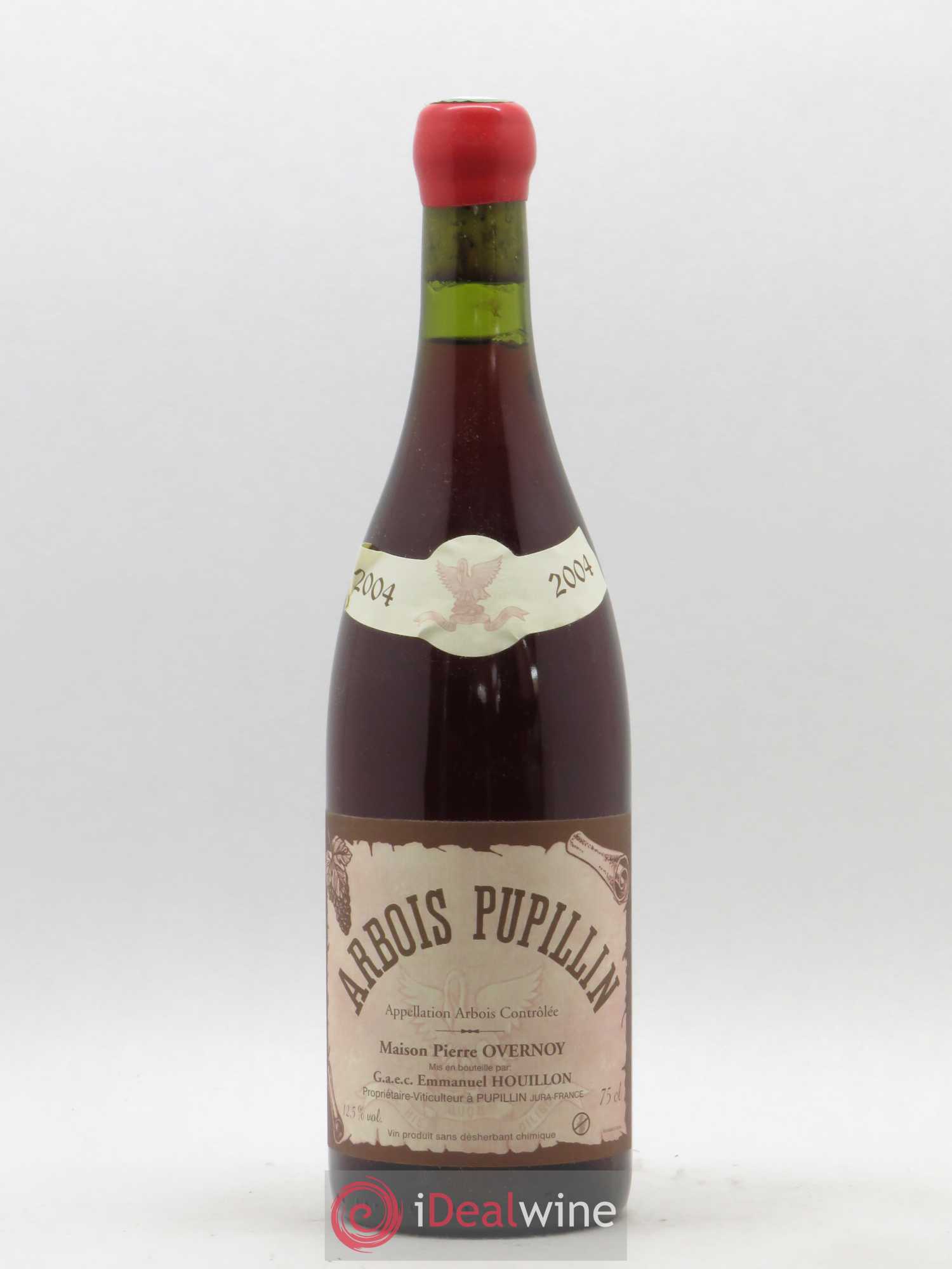 Arbois-Pupillin Poulsard (cire rouge) Overnoy-Houillon (Domaine) 2004 - Lot de 1 bouteille - 0