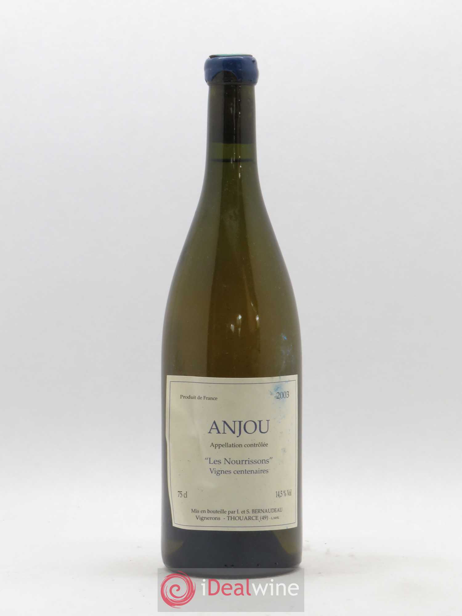 Anjou Les Nourrissons Vignes Centenaires Stéphane Bernaudeau (Domaine) 2003 - Lot de 1 bouteille - 0
