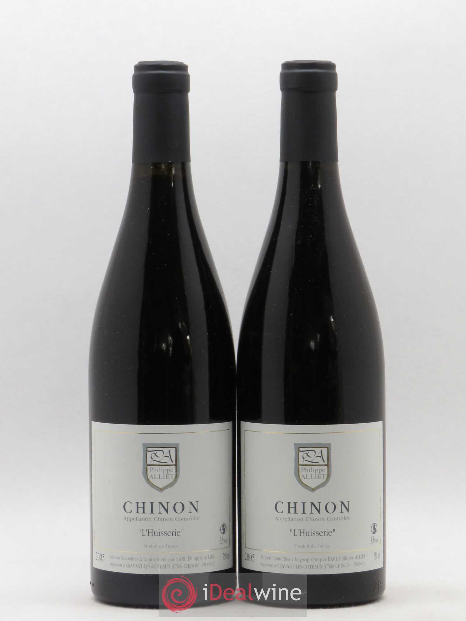 Chinon L'Huisserie Philippe Alliet 2005 - Lot de 2 bouteilles - 0