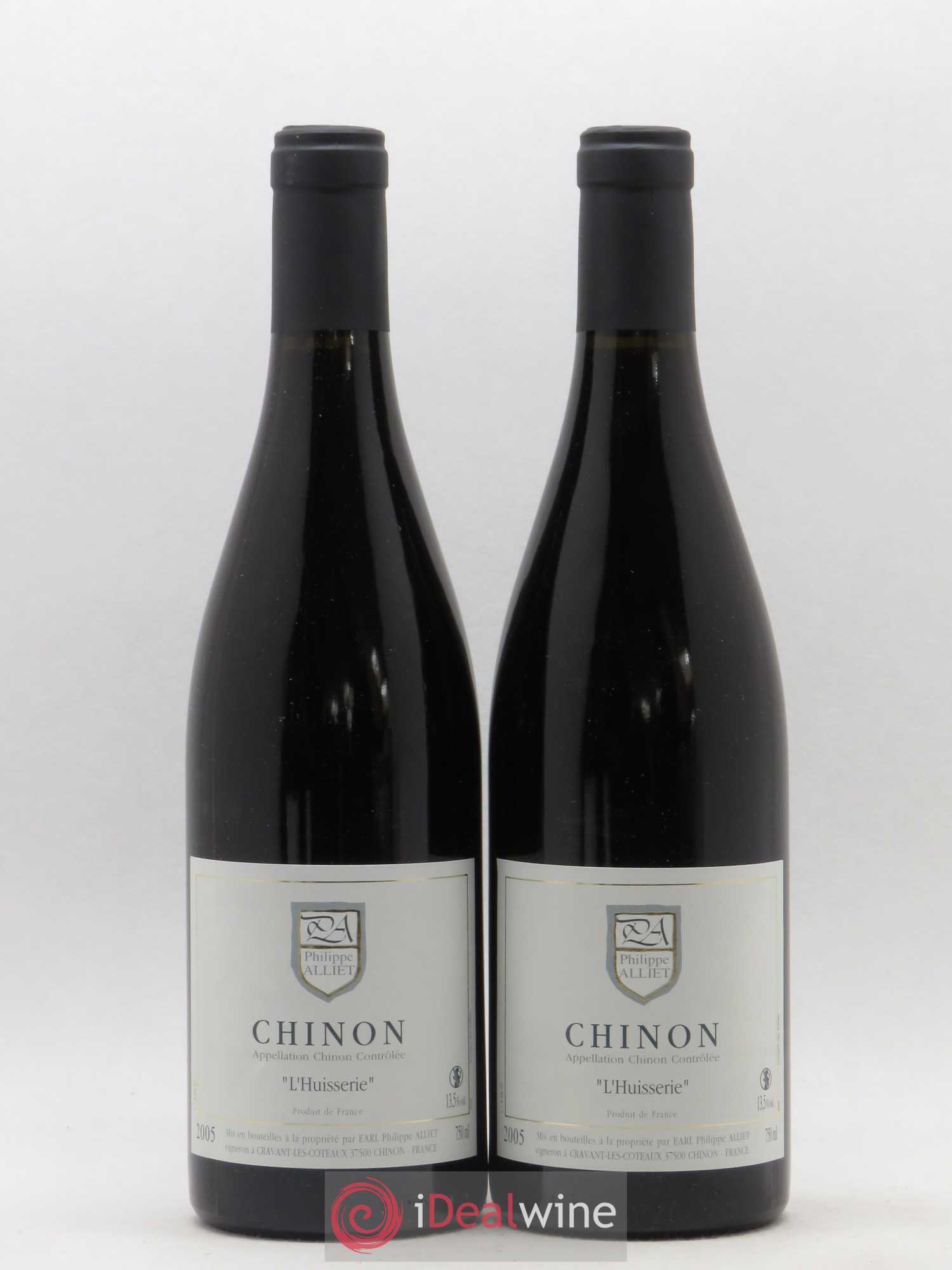 Chinon L'Huisserie Philippe Alliet 2005 - Lot de 2 bouteilles - 0