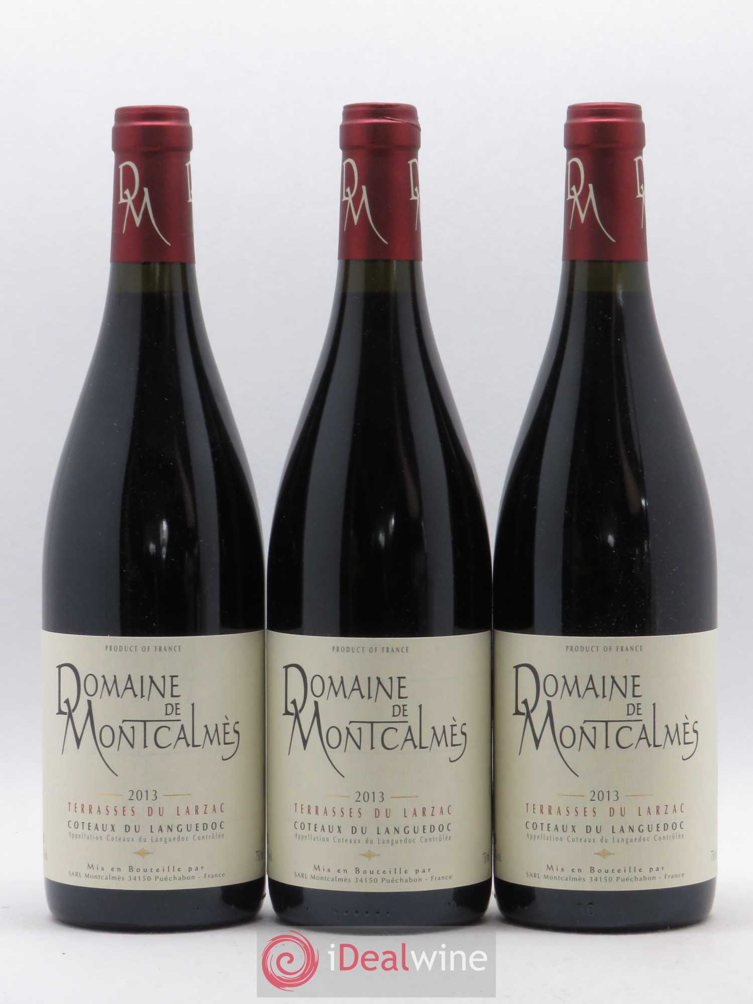 Terrasses du Larzac Domaine de Montcalmès Frédéric Pourtalié 2013 - Lot de 6 bouteilles - 1
