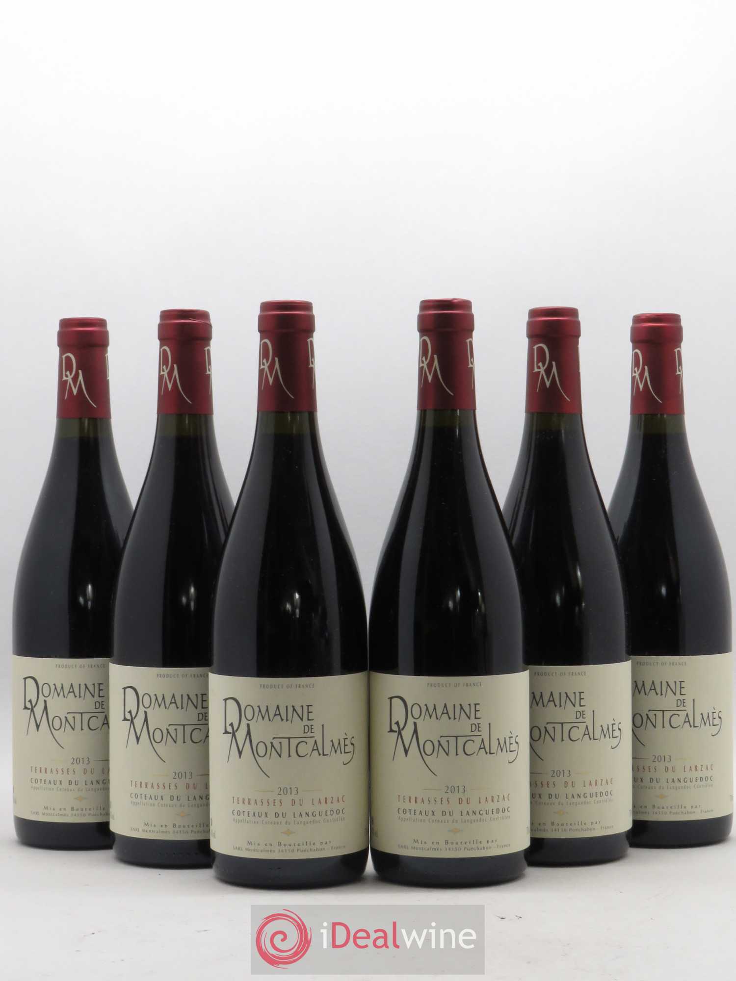 Terrasses du Larzac Domaine de Montcalmès Frédéric Pourtalié 2013 - Lot de 6 bouteilles - 0