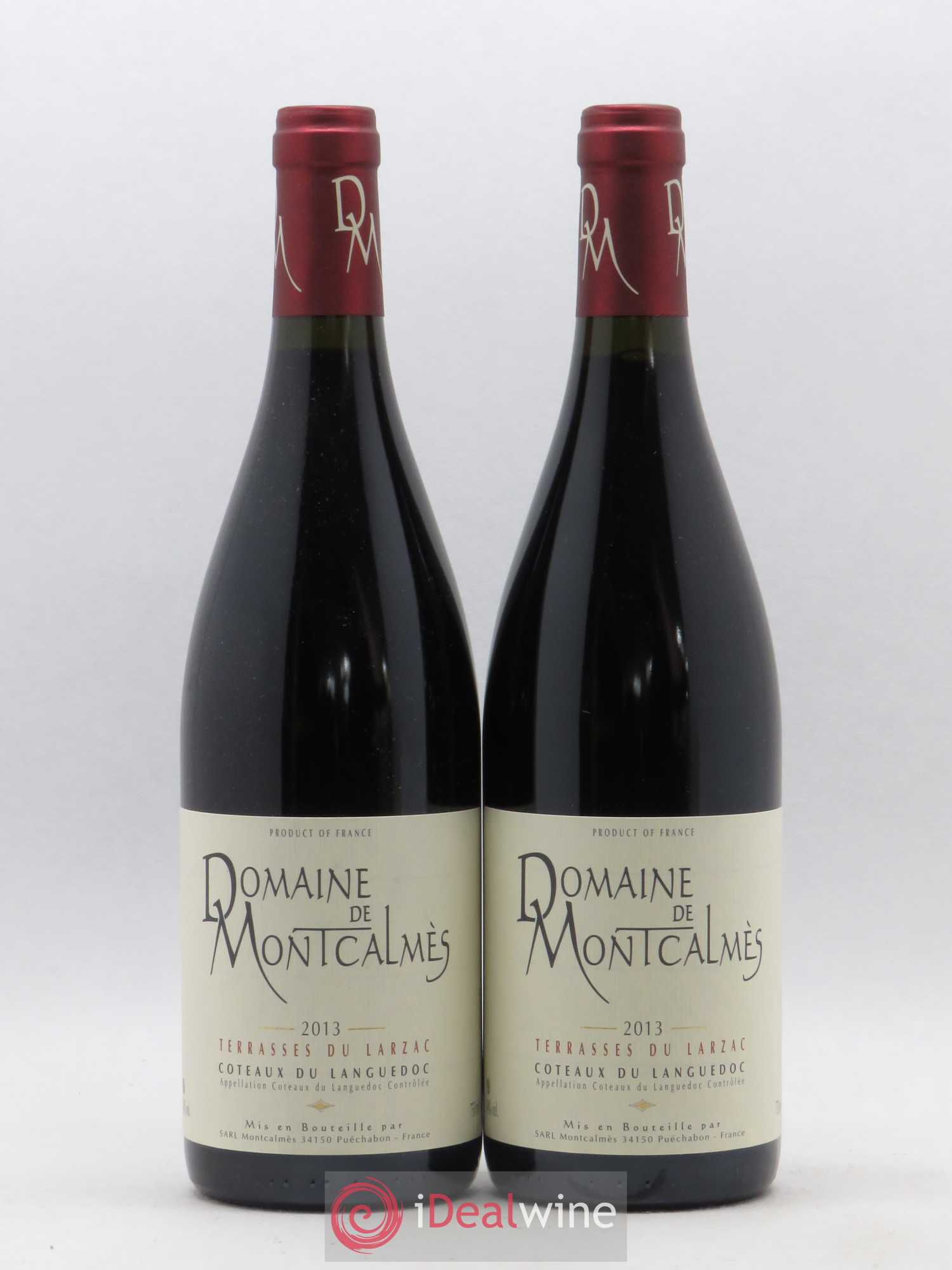 Terrasses du Larzac Domaine de Montcalmès Frédéric Pourtalié 2013 - Lot de 2 bouteilles - 0