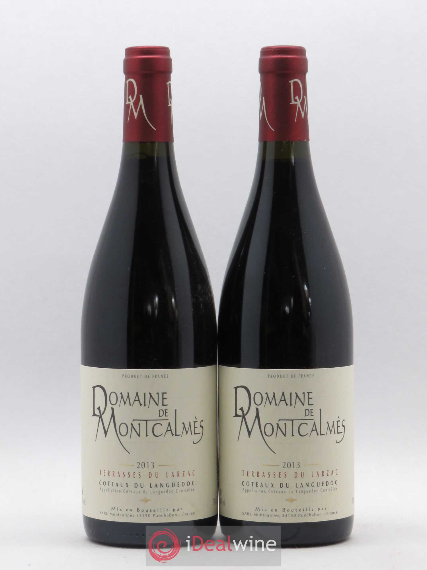 Terrasses du Larzac Domaine de Montcalmès Frédéric Pourtalié 2013 - Lot de 2 bouteilles - 0