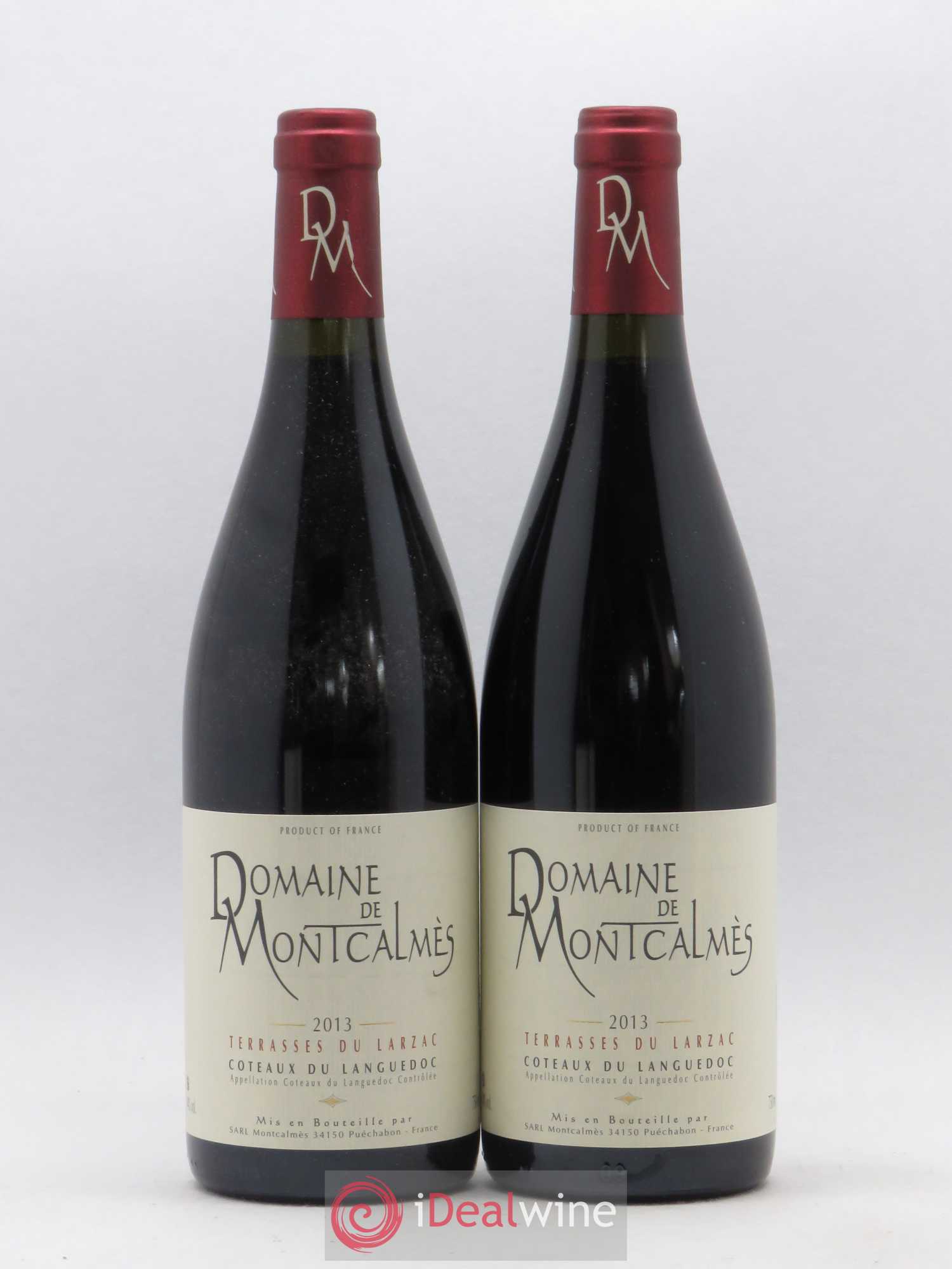 Terrasses du Larzac Domaine de Montcalmès Frédéric Pourtalié 2013 - Lot de 2 bouteilles - 0