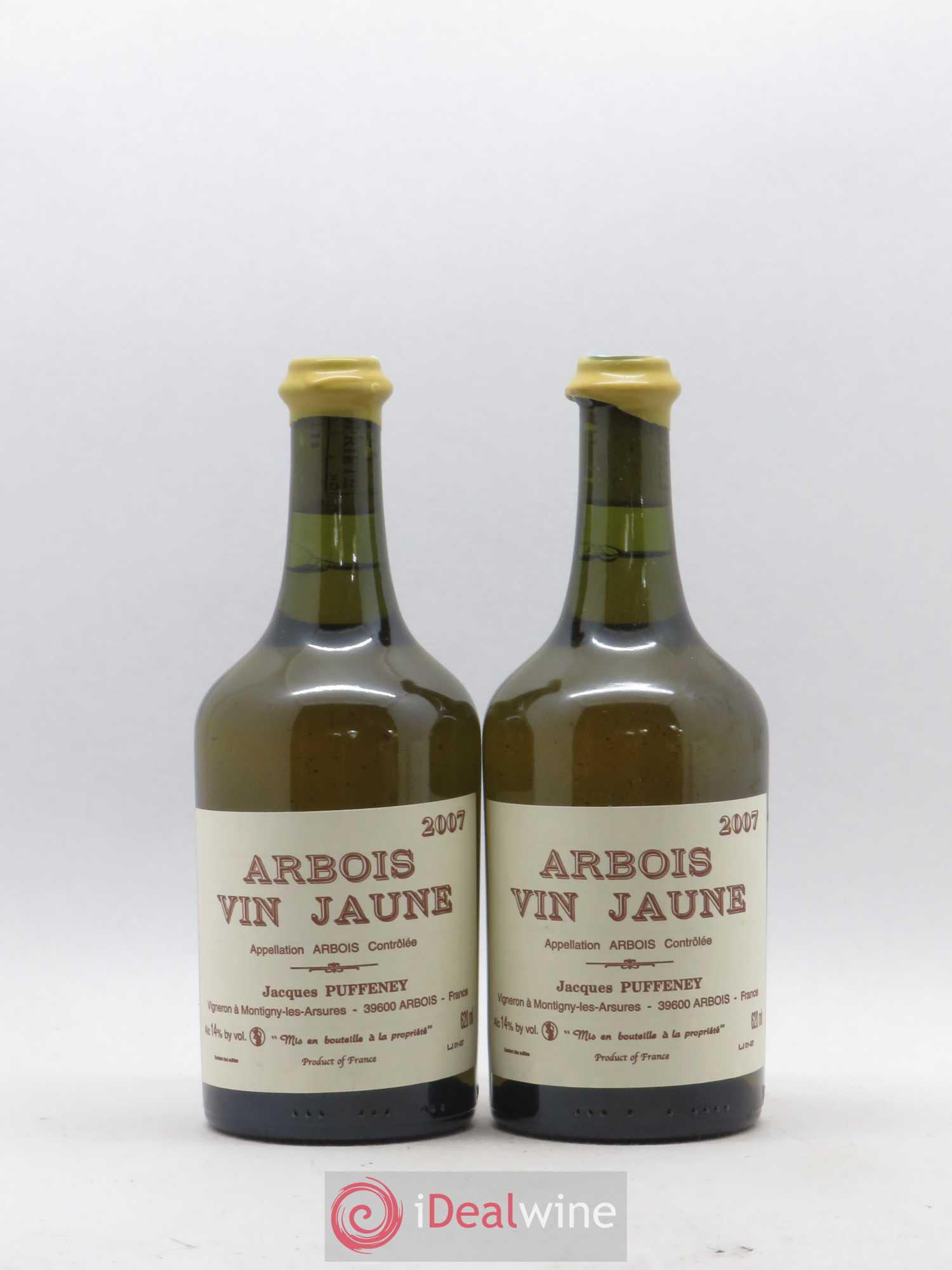 Arbois Vin Jaune Jacques Puffeney 2007 - Lot de 2 bouteilles - 0