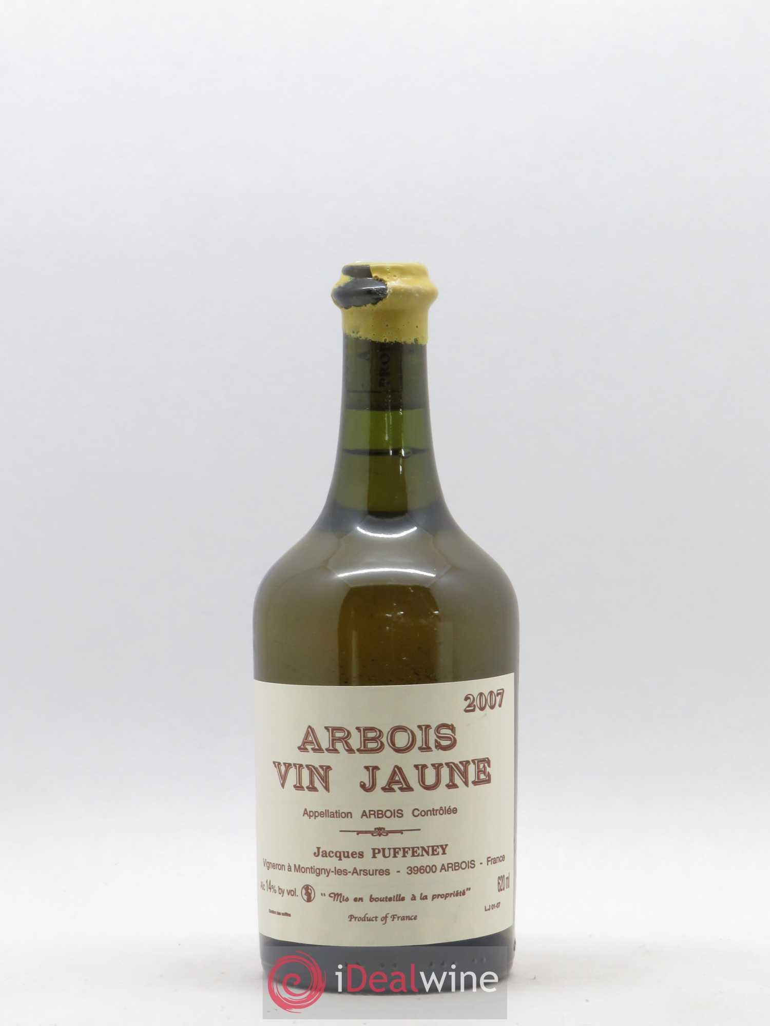 Arbois Vin Jaune Jacques Puffeney 2007 - Lot de 1 bouteille - 0