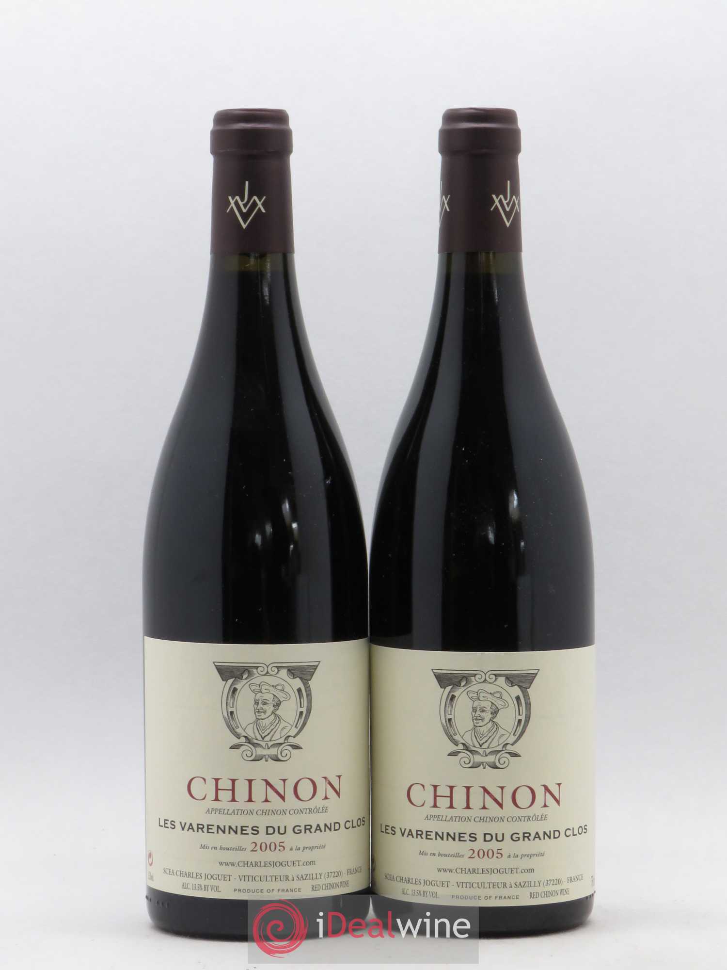 Chinon Les Varennes du Grand Clos Charles Joguet 2005 - Lot de 2 bouteilles - 0