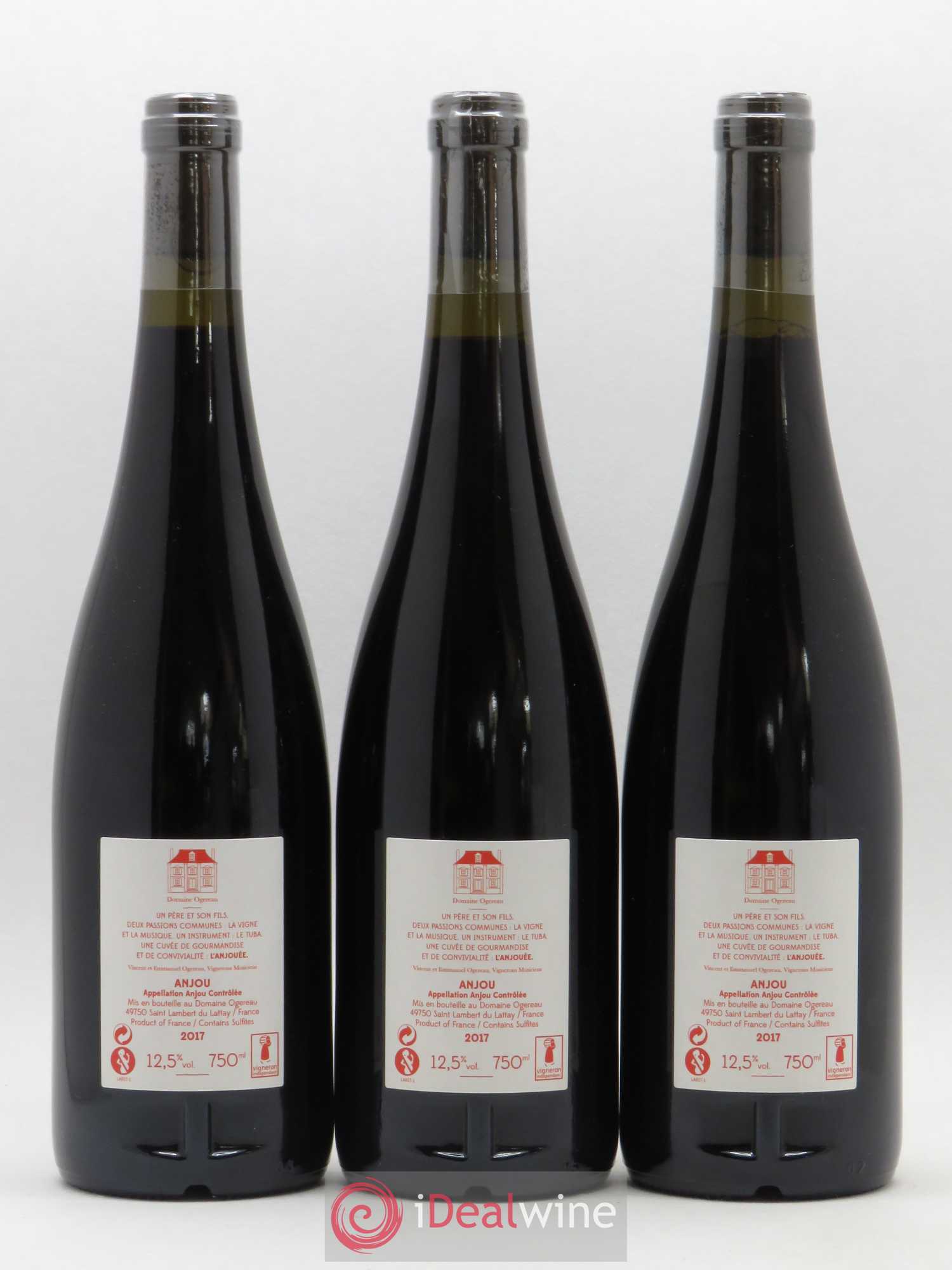 Anjou L'Anjouee Domaine Ogereau 2017 - Posten von 3 Flaschen - 1
